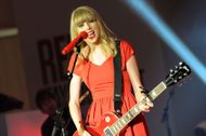 Taylor Swift Switches On Westfield London Christmas Lights - Source: Getty