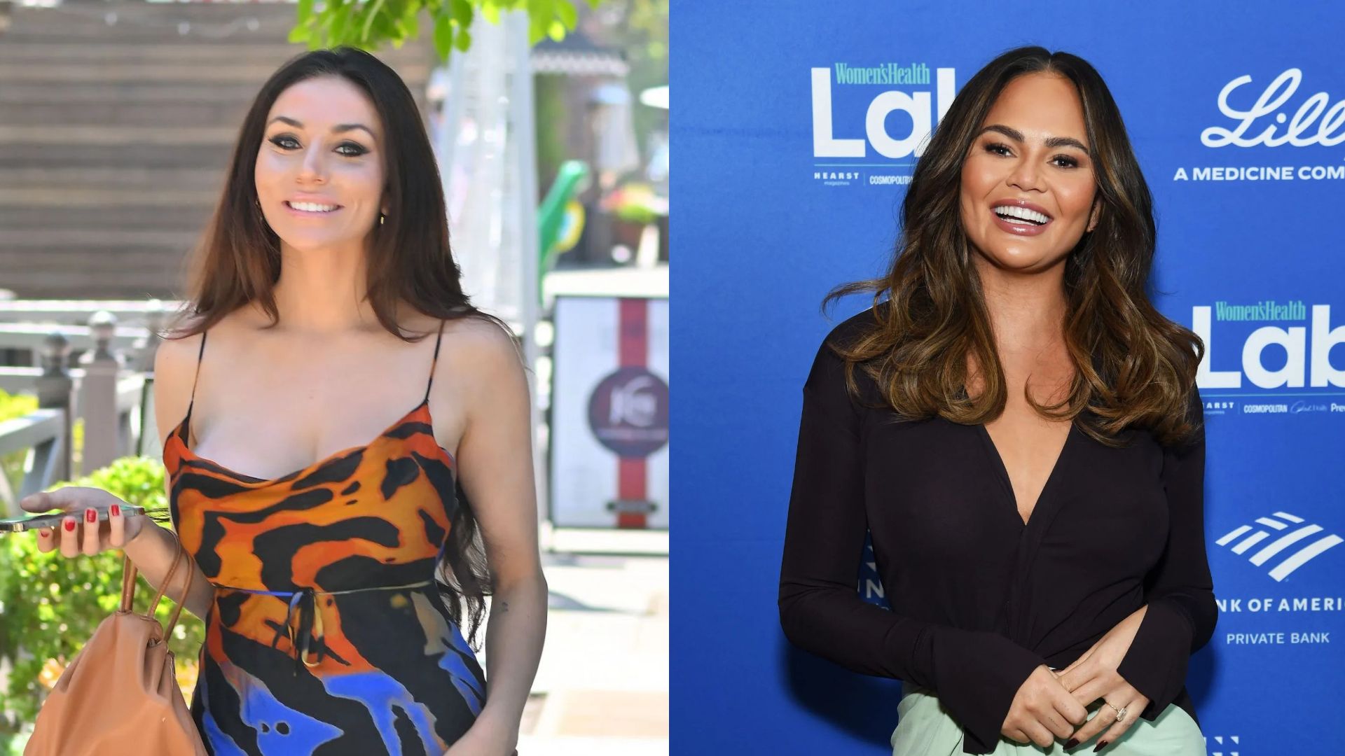Courtney Stodden and Chrissy Teigen (Image via Getty)