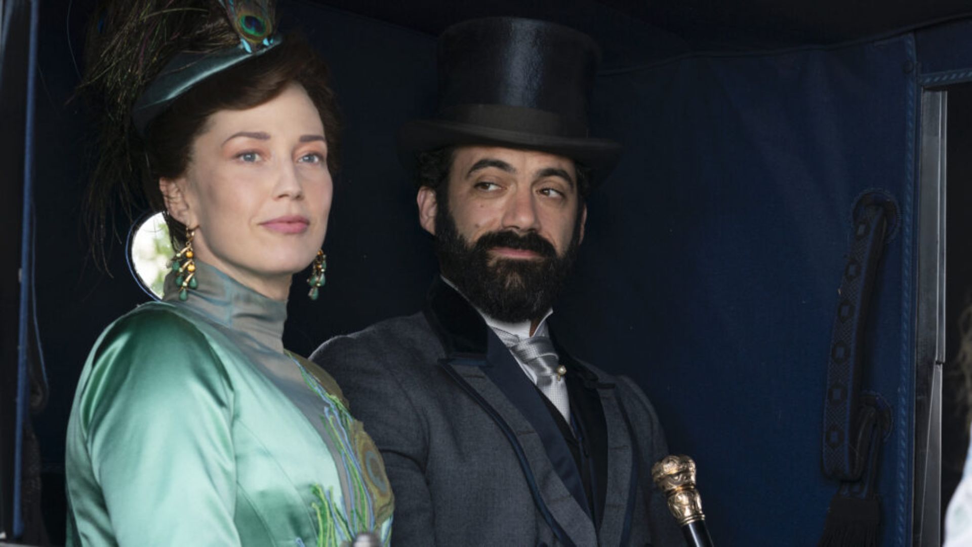 Bertha and George in The Gilded Age (Image via HBO)