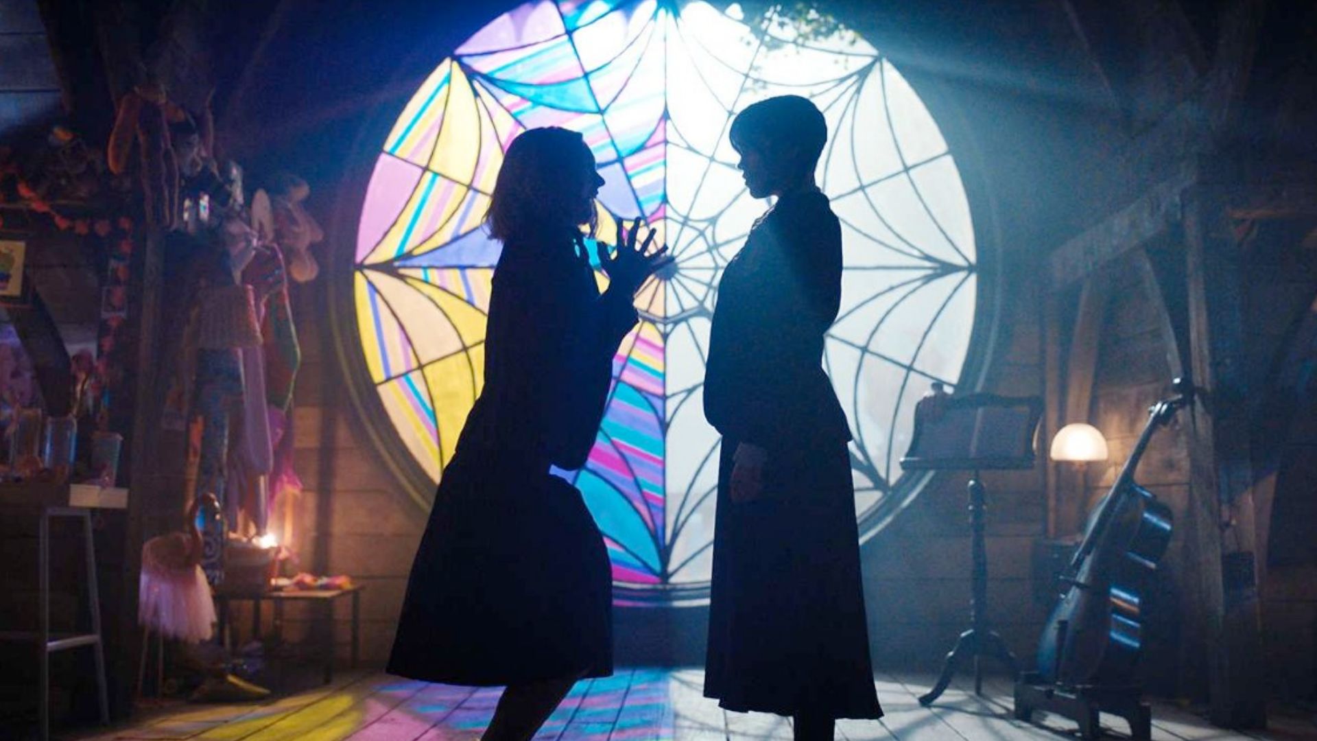 Enid and Wedsney in the series | Image via: Netflix