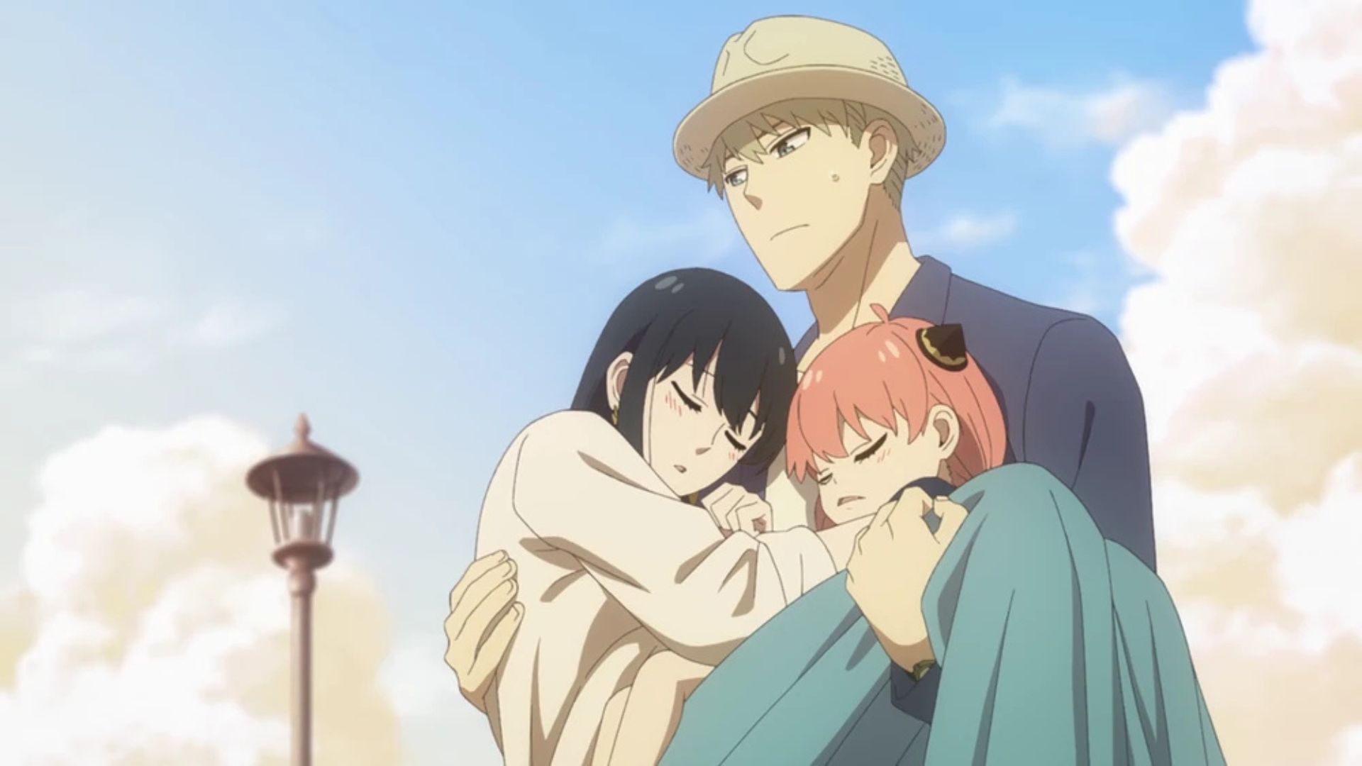 The Forger family as seen in the anime 