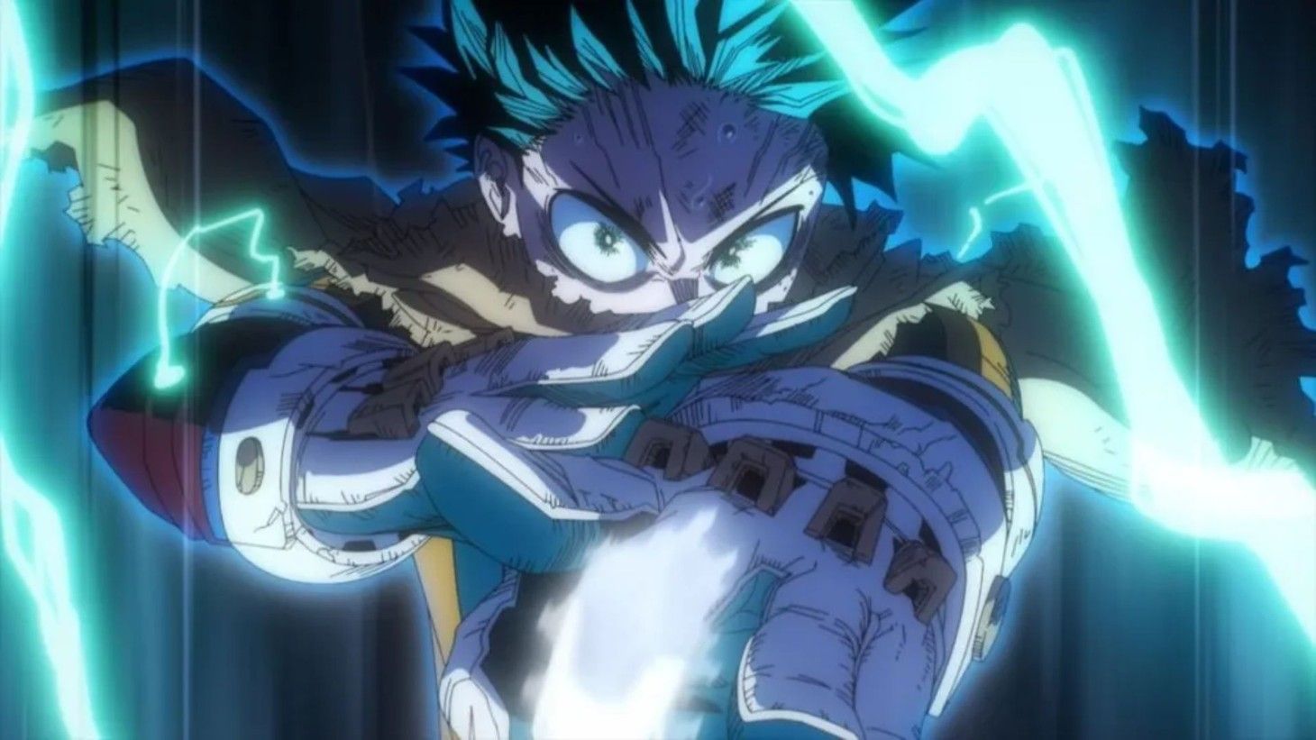 Deku as seen in My Hero Academia anime