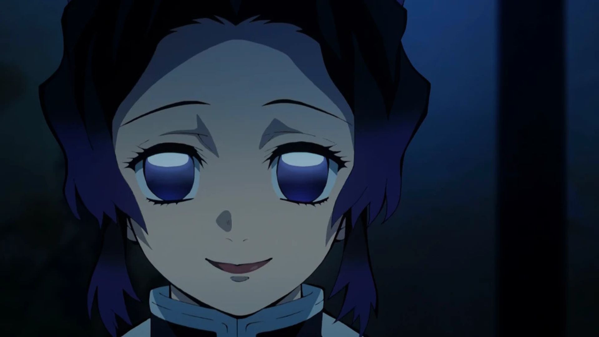 Shinobu as seen in the Demon Slayer anime 