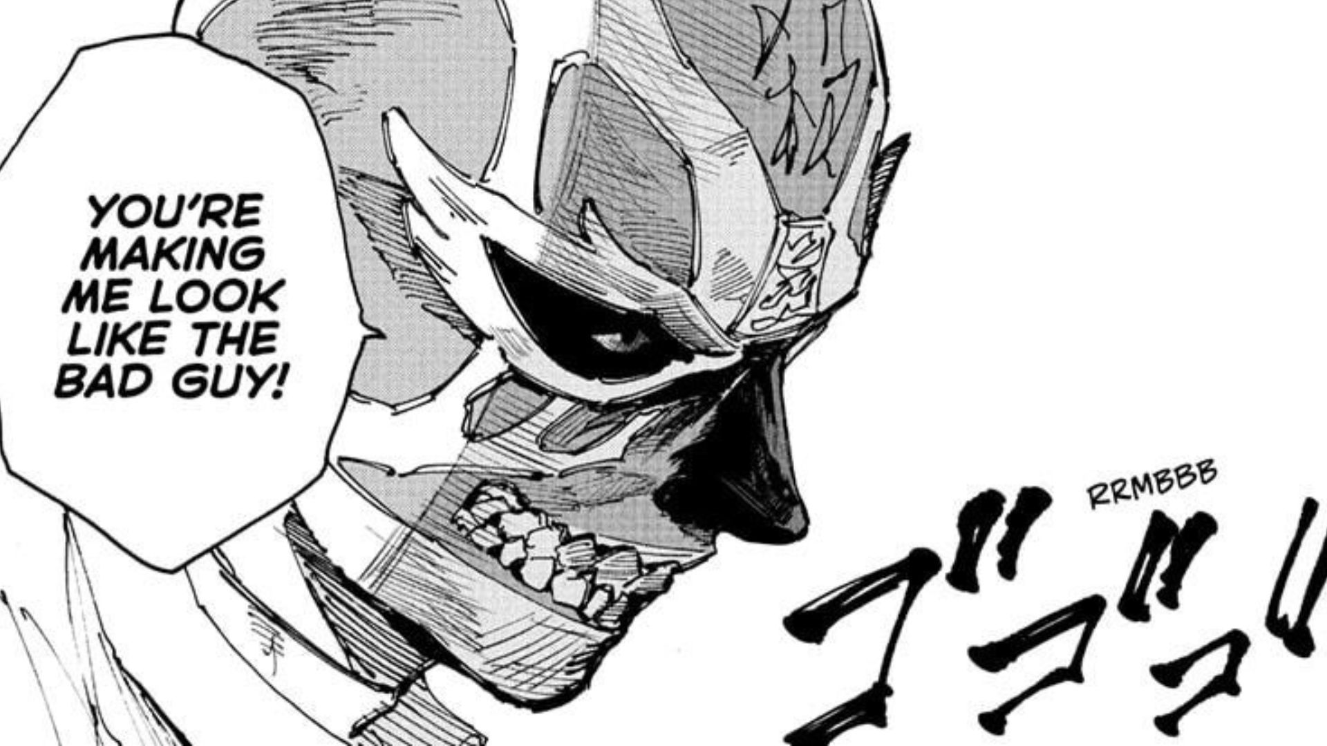 The masked assassin as seen in the manga 
