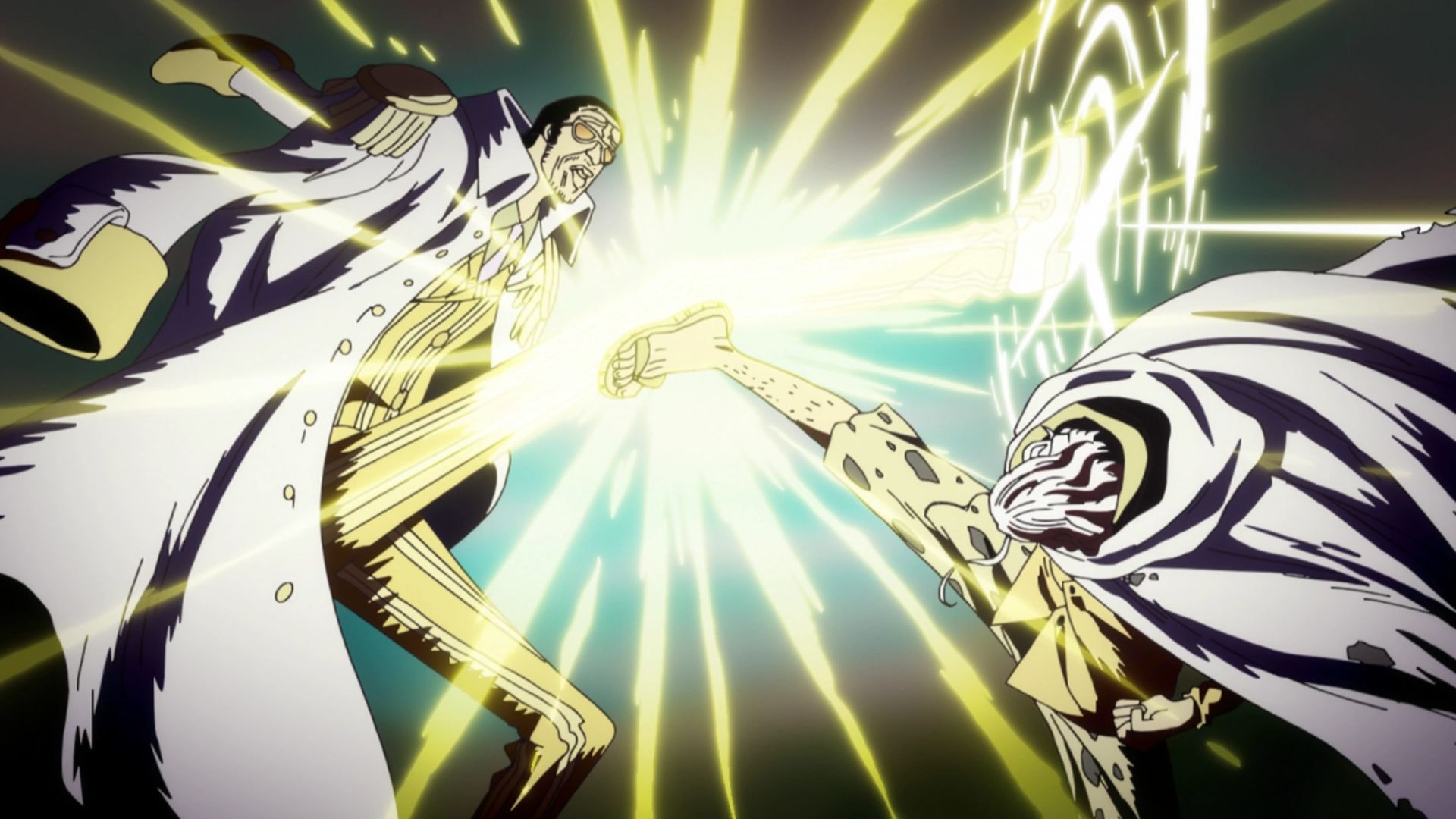 Rayleigh fighting as seen in anime (Image Source: Toei Animation)