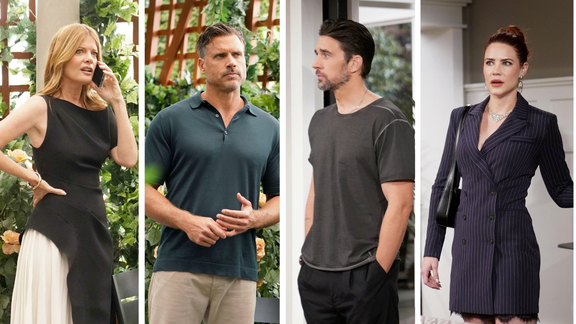 Phyllis, Nick, Cane, and Sally on The Young and the Restless | Images: JPI