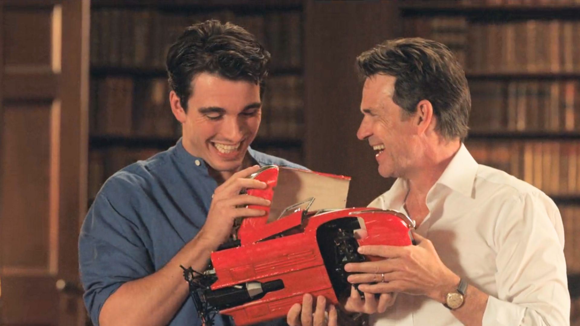 Jamie &amp; his father | Image Via: Temple Hill Entertainment