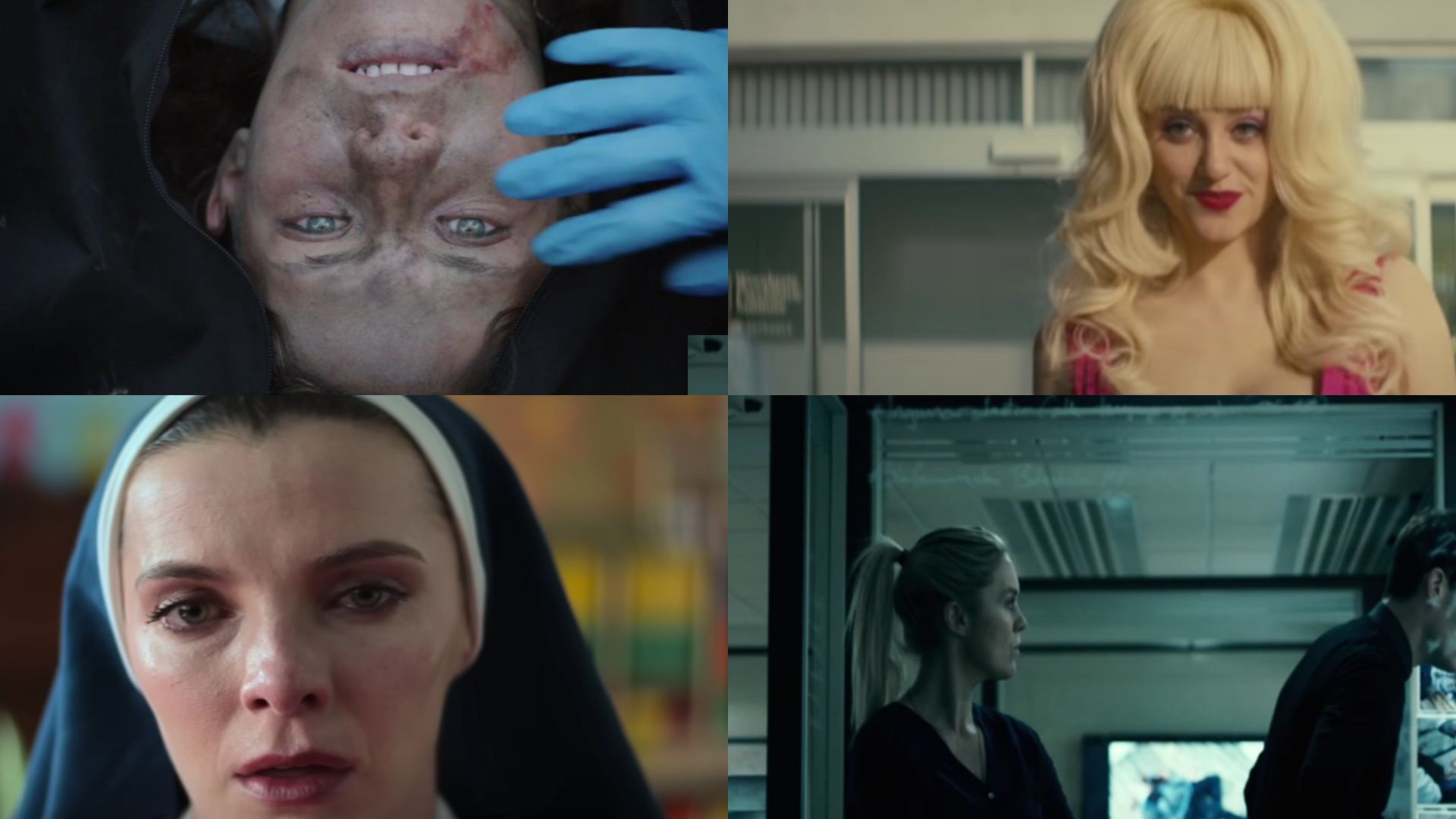 Green Frontier | Image Via: Dynamo Producciones,  The Valhalla Murders | Image Via:  BBC Four, Angelyne | Image Via: Universal Content Productions, Mrs. Davis | Image Via: Warner Bros. Television