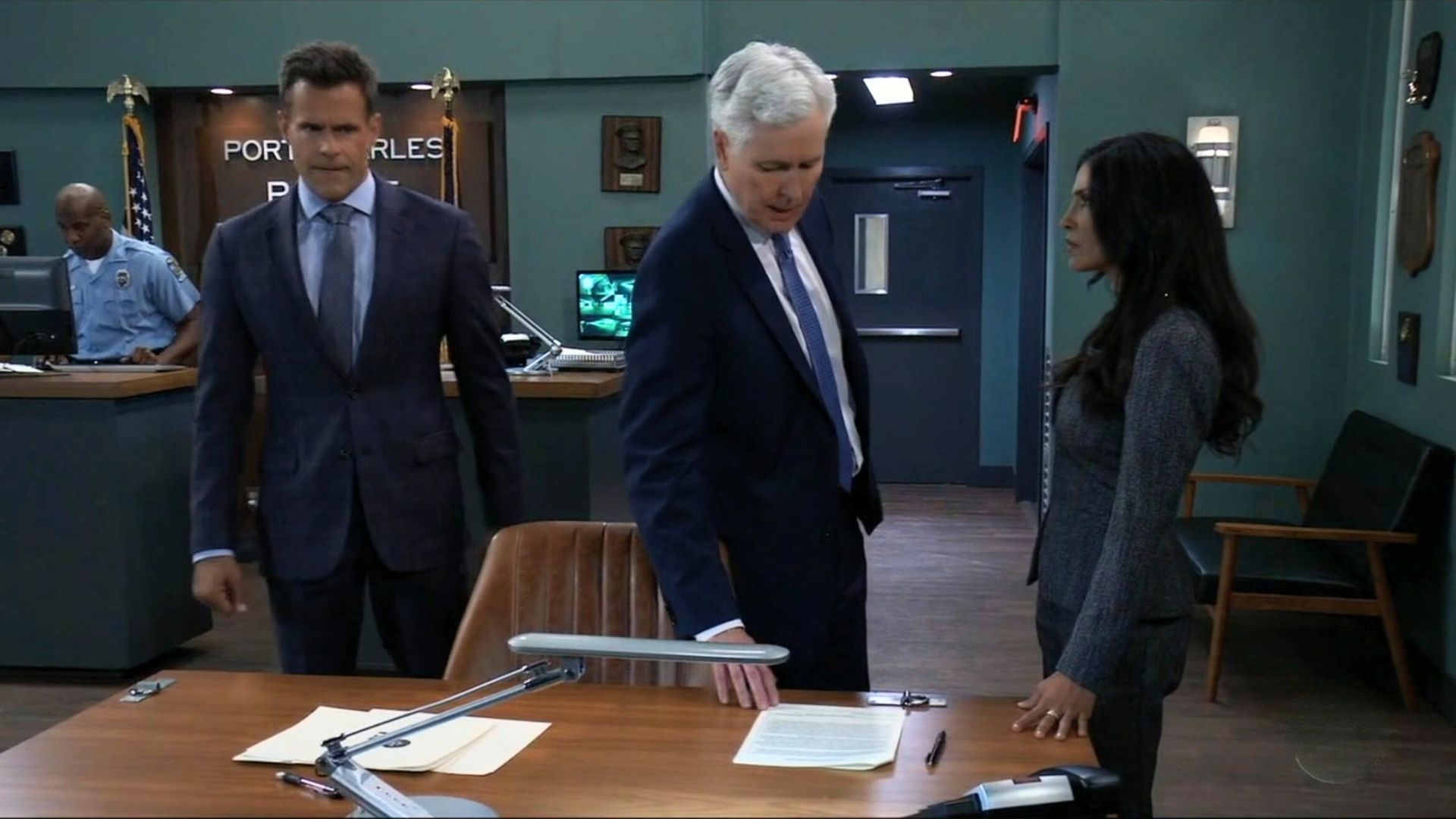 Drew didn&#039;t agree to Martin&#039;s terms and fired him when he refused to sign his statement against Michael on General Hospital | Image: ABC