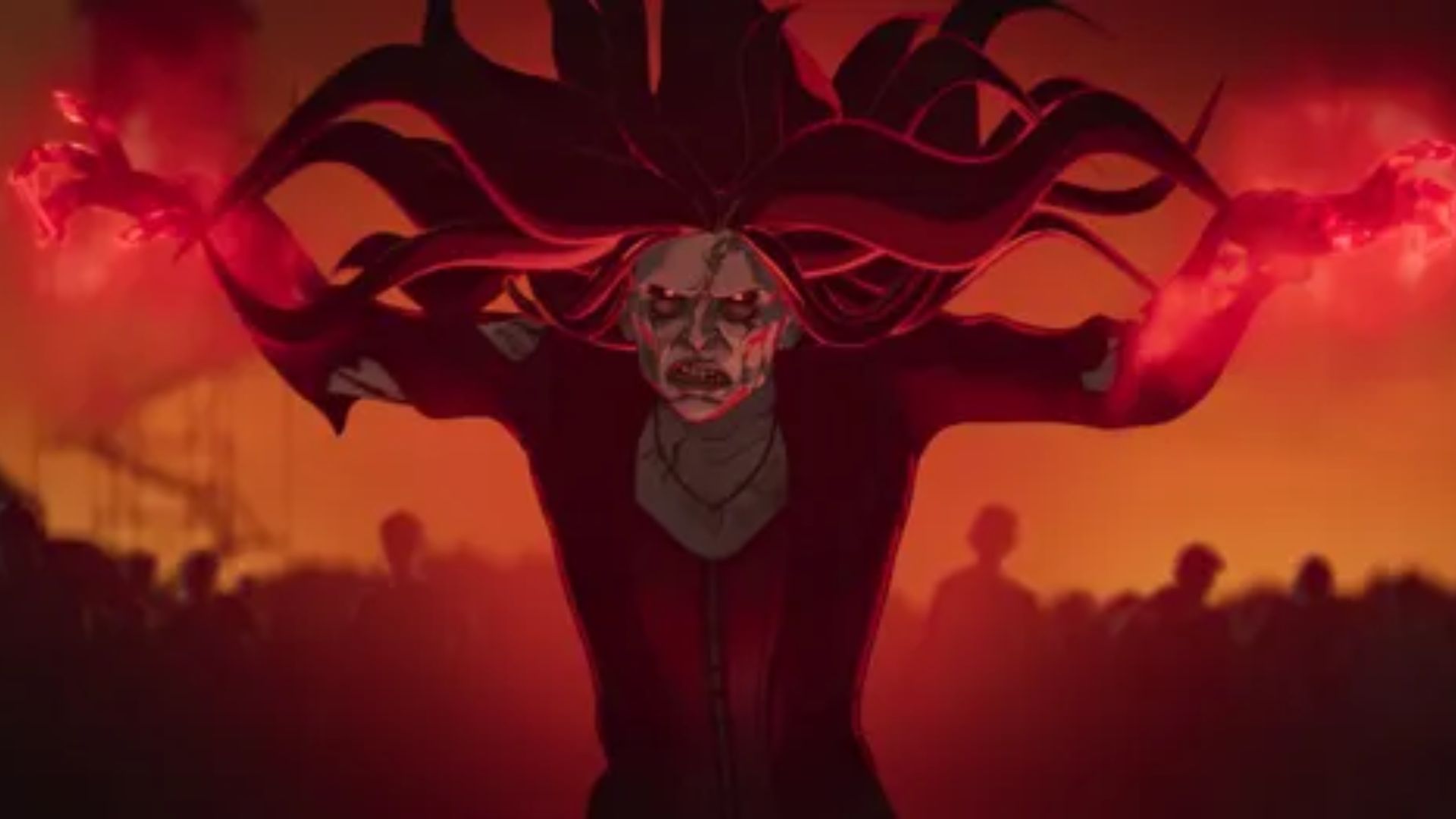 Scarlet Witch zombie (Image via Disney+)