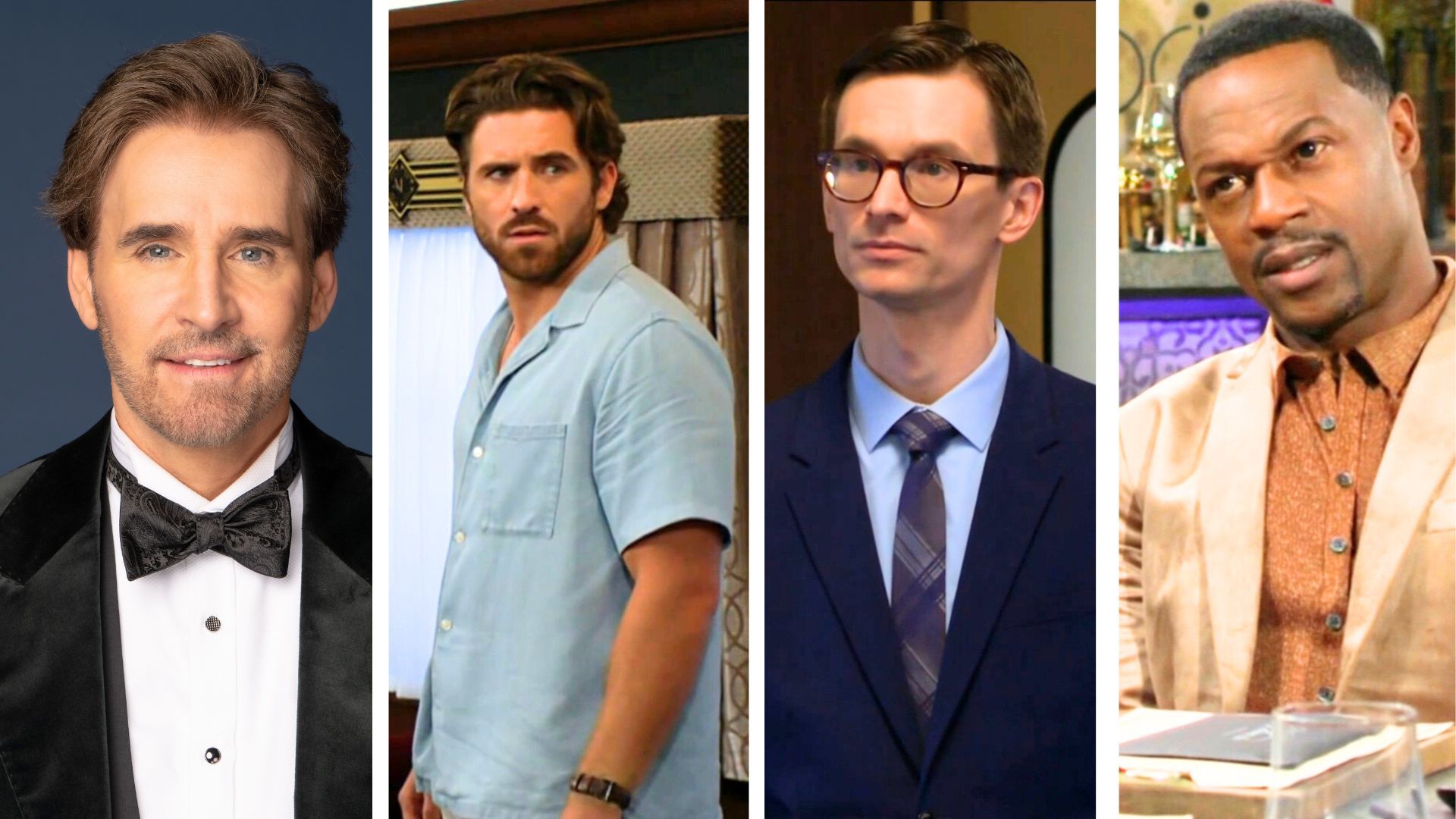 Cole (J. Eddie Peck), Chance (Conner Floyd), Carter (Vincent Stalba), and Damian (Jermaine Rivers) left us wanting more on The Young and the Restless | Image: CBS/Sonja Flemming; CBS