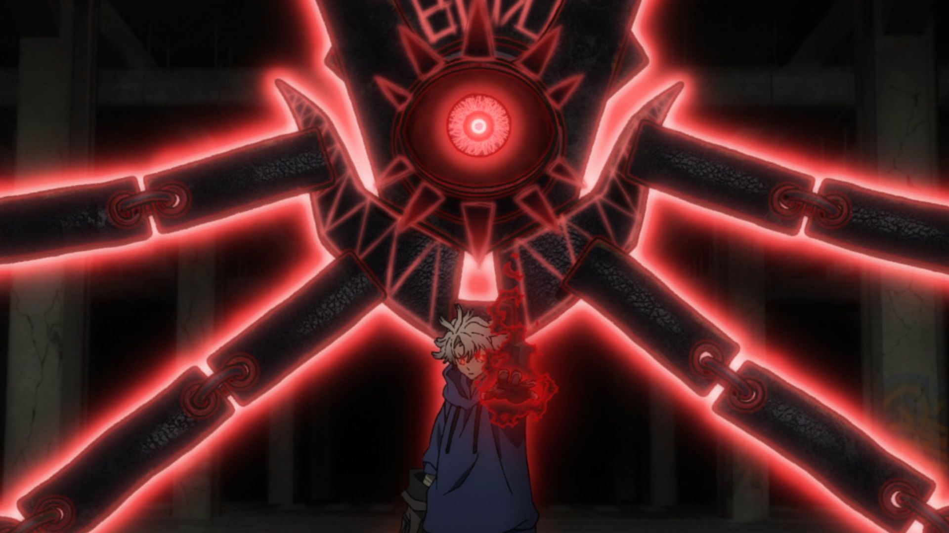 Rudo being serious, as seen in anime (Image credit: Bones Film)