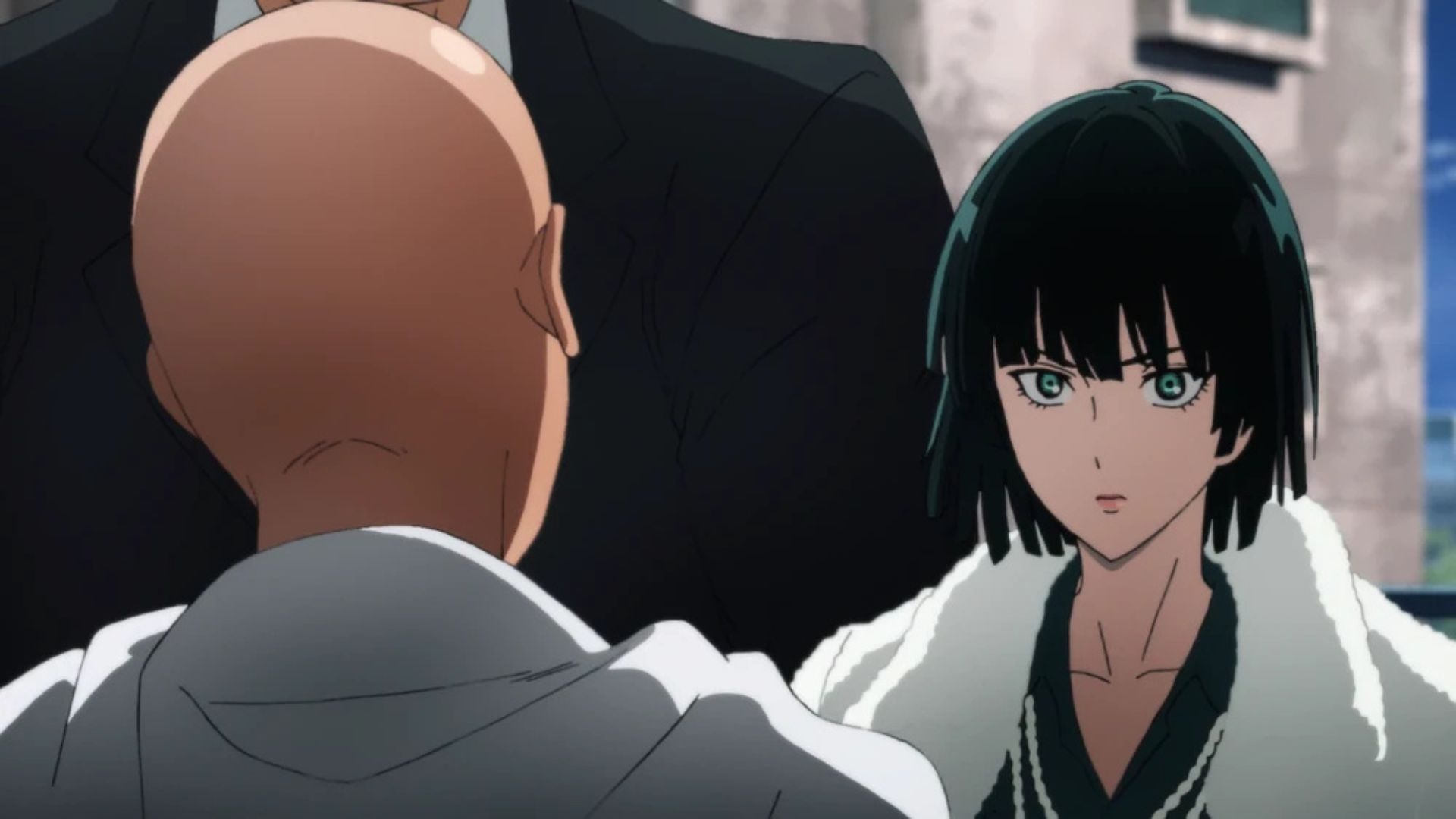 Fubuki and Saitama as seen in the One Punch Man anime (Image credit: Studio Madhouse)