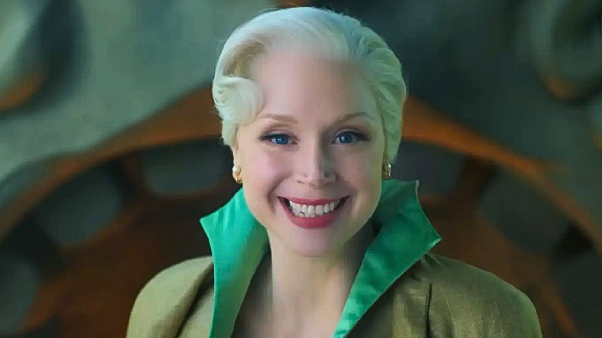Gwendoline Christie&rsquo;s Larissa Weems returns in Wednesday Season 2 as a spirit guide --- but could she also be family? (Image via Netflix)