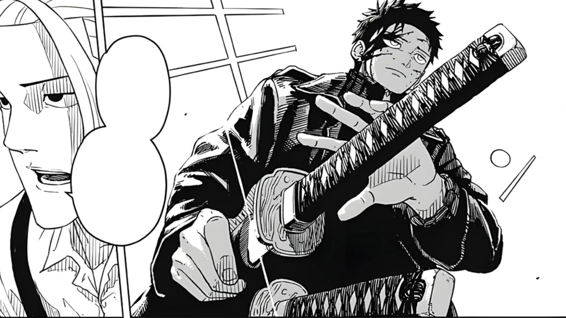 A panel from Kagurabachi manga (Image credit: Viz Media)