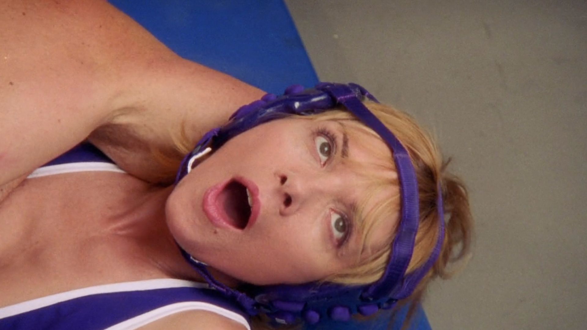 The wrestling mat hookup scene | Image via HBO