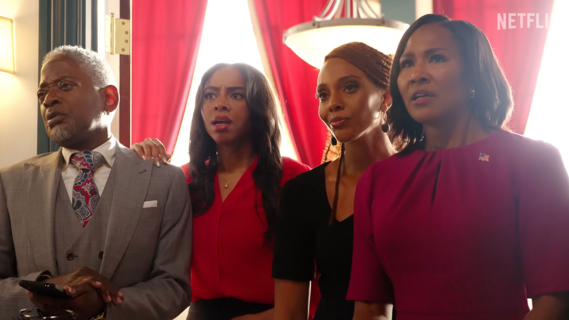 Tyler Perry&rsquo;s Miss Governor on Netflix (Image via YouTube/Netflix)