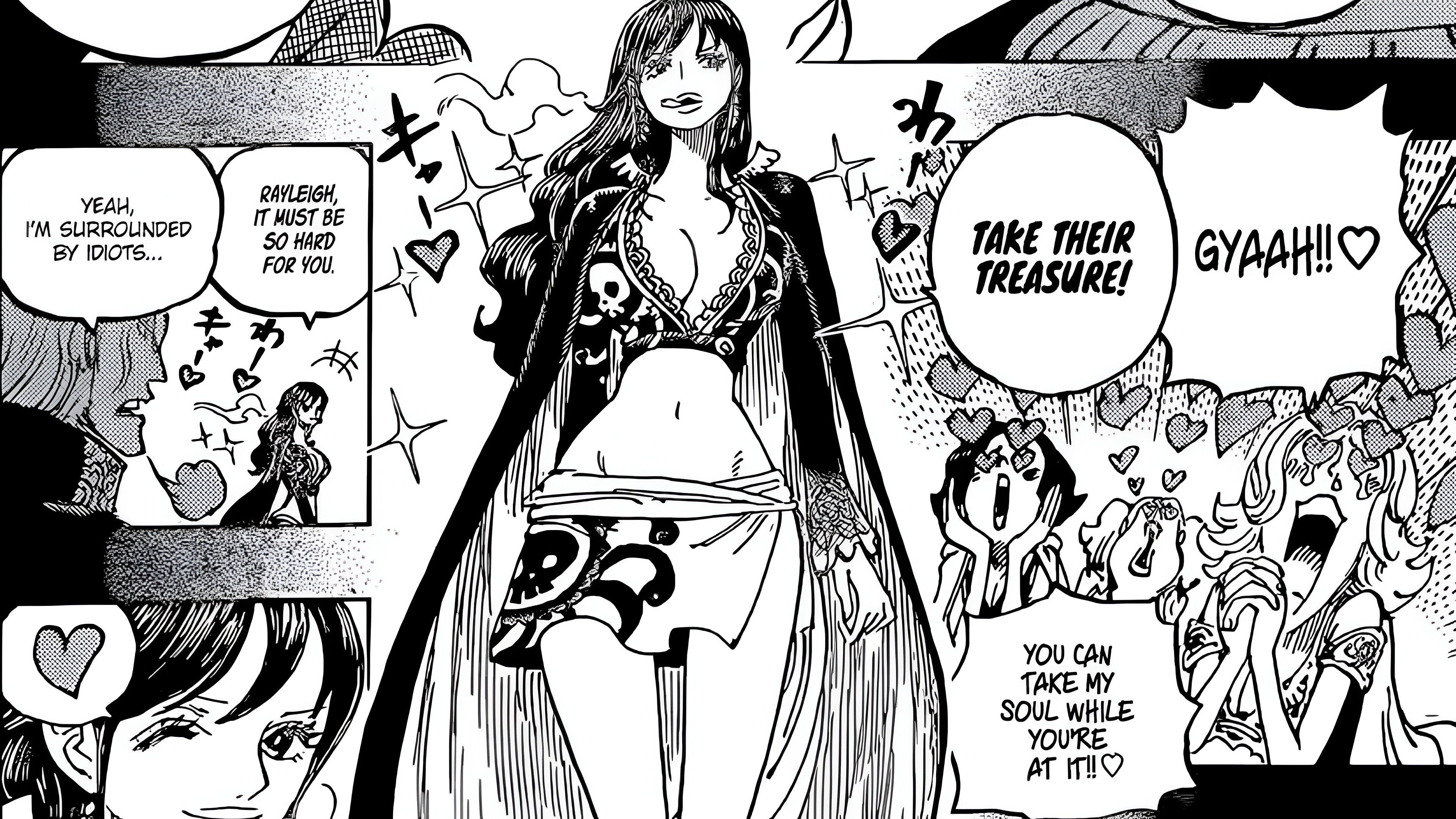 Shakuyaku, the first mate of the Kuja Pirates from One Piece