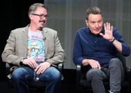 Vince Gilligan and Bryan Cranston for 2013 Summer TCA Tour - Day 3 (Image via Getty)