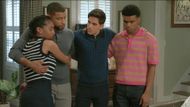 Beyond the Gates: Martin and Smitty comforth their children | Image: CBS