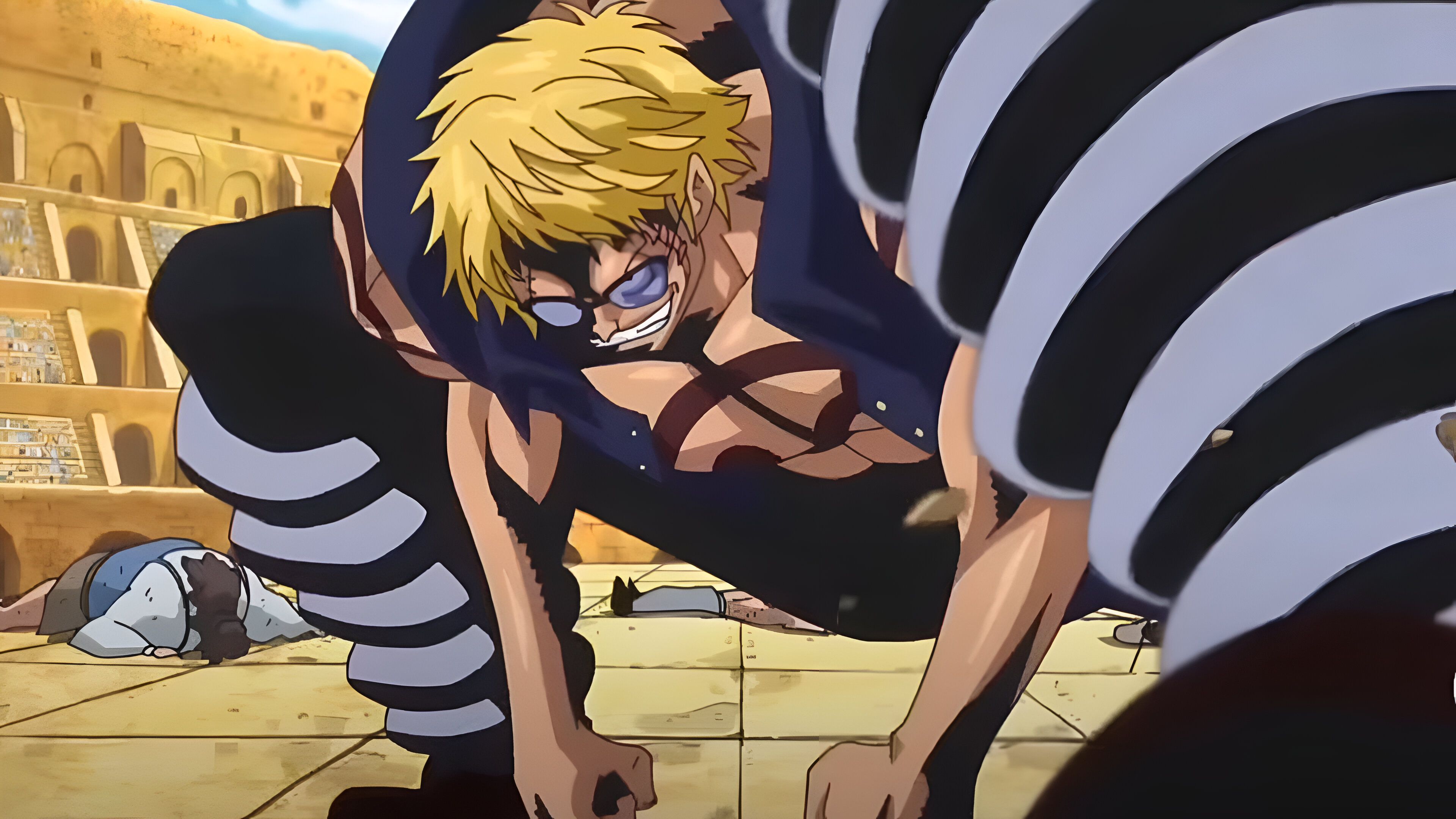 Bellamy is the user of Bane Bane no Mi in One Piece 