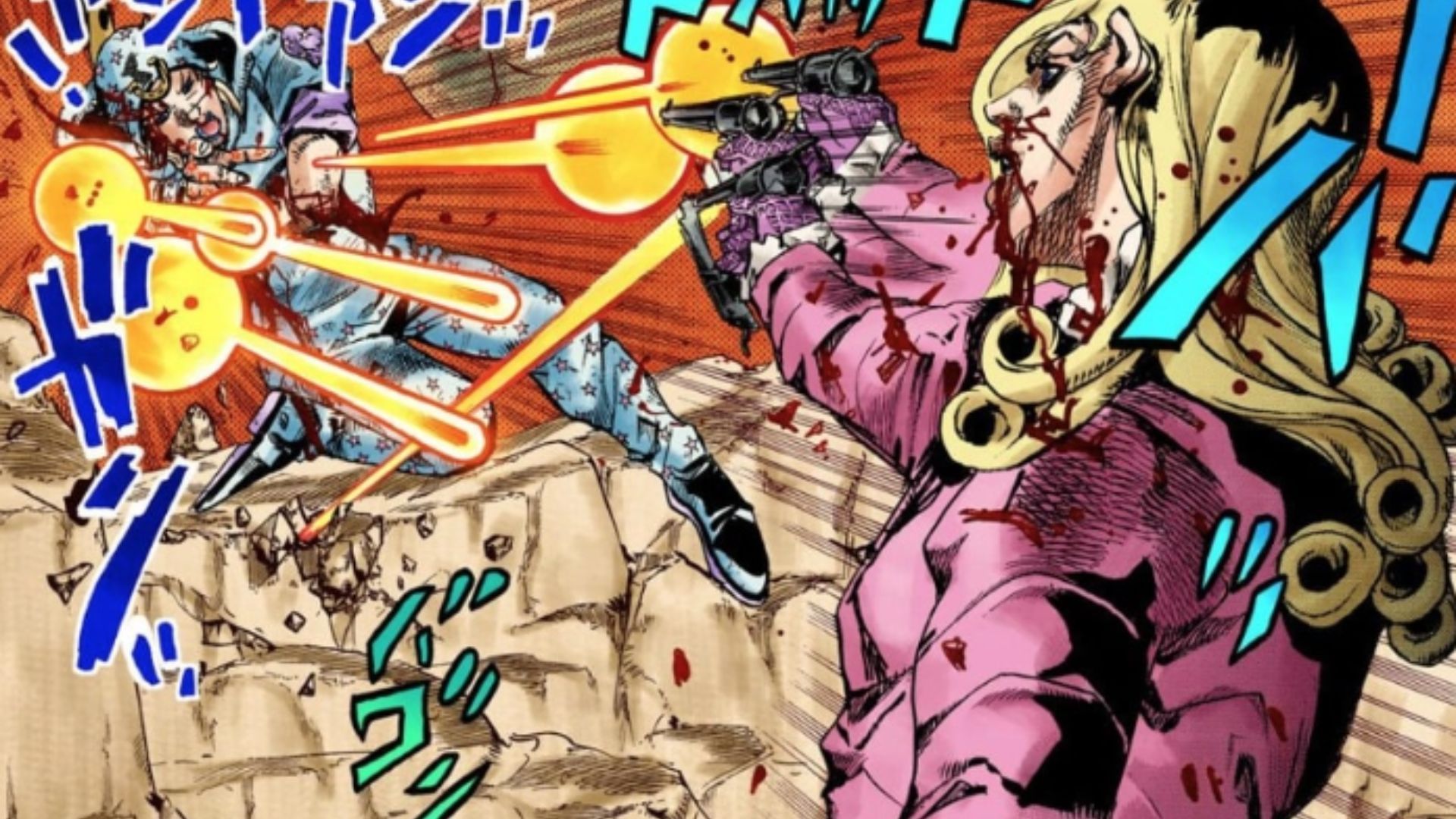 Funny Valentine and Johnny as seen in the manga (Image credit: Shueisha )