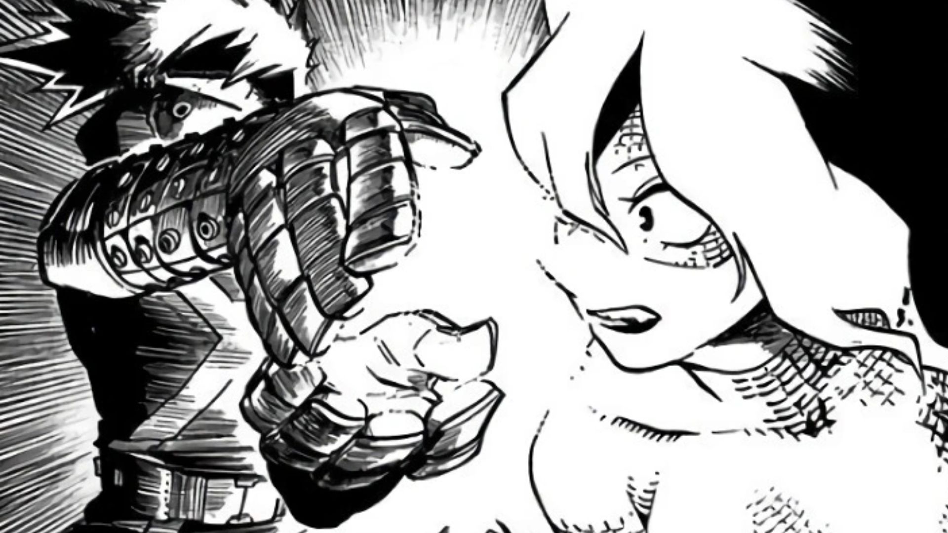 Bakugo and Setsuna, as seen in manga (Image credit: Shueisha)