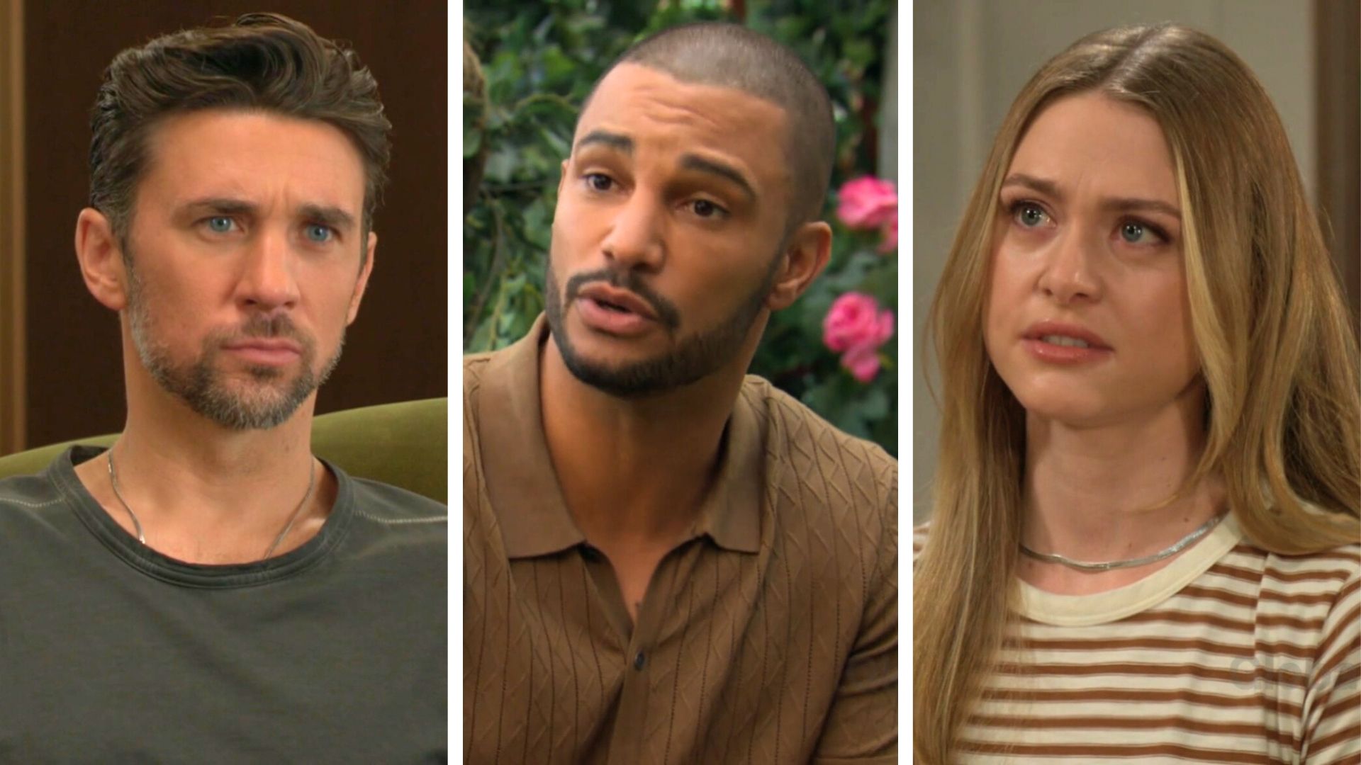 Cane, Holden, and Claire on The Young and the Restless | Image: CBS
