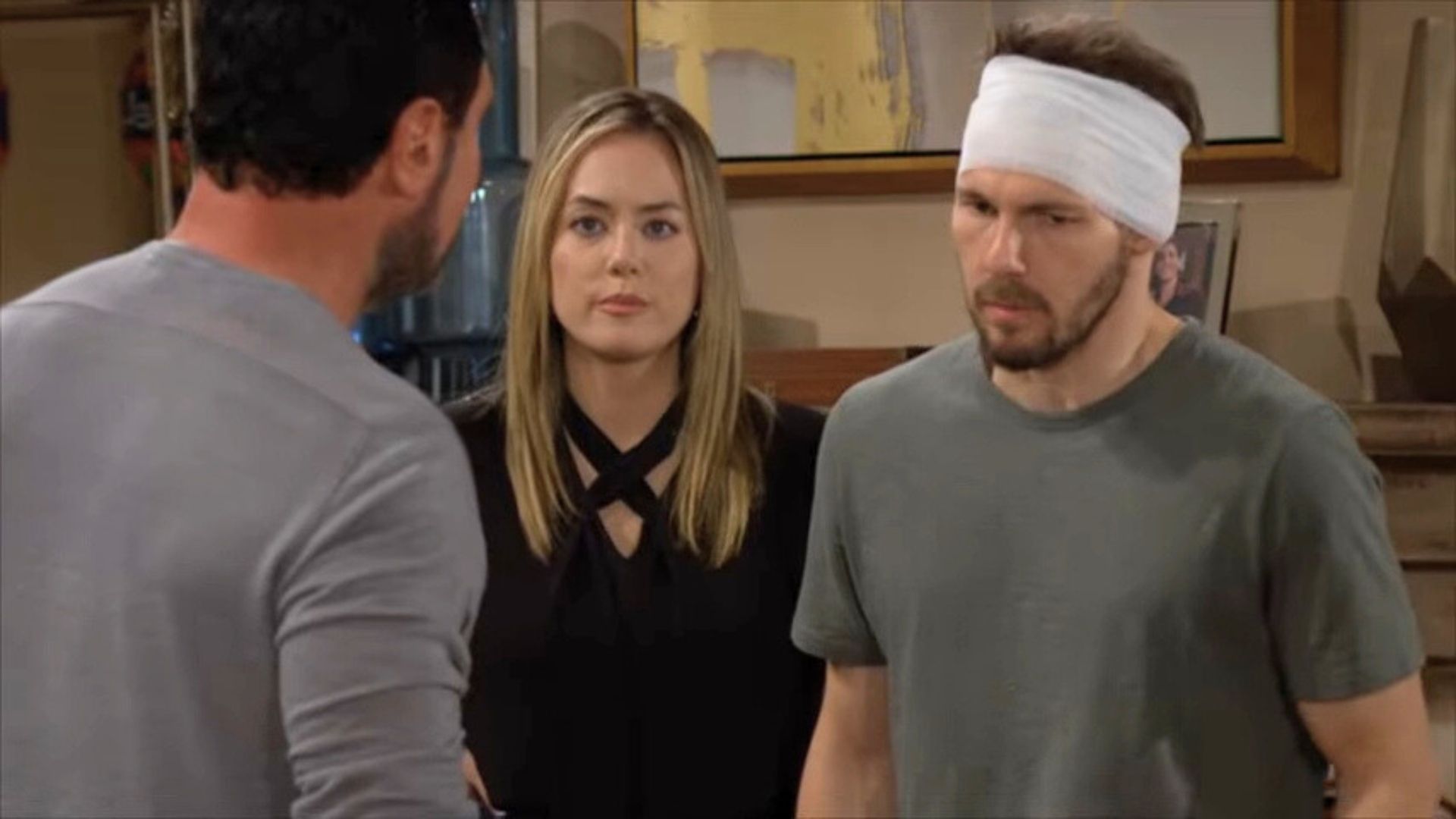 Liam and Hope tell Bill about Grace&#039;s lies on The Bold and the Beautiful | Image: CBS