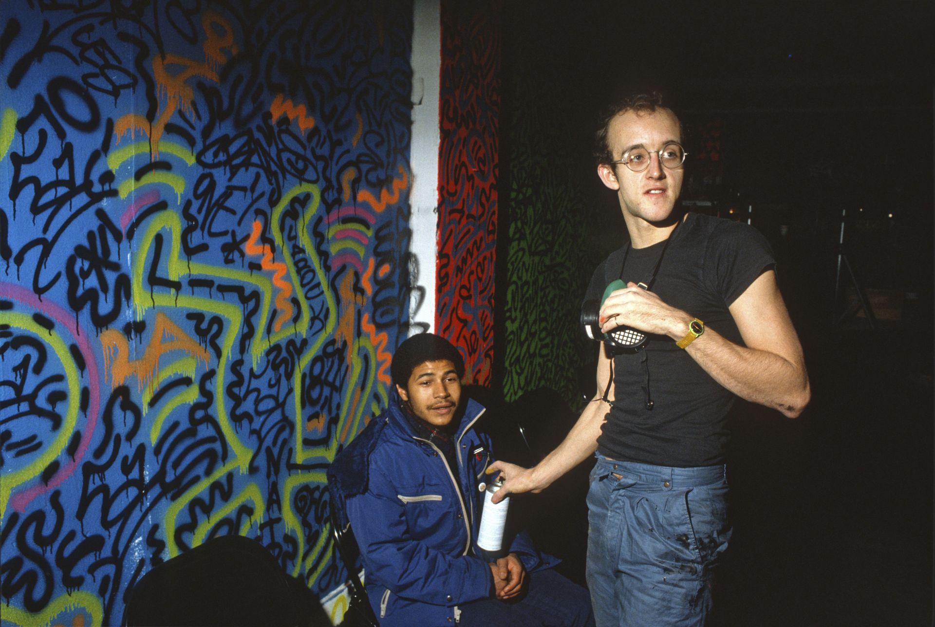 Keith Haring Afterparty At Tony Shafrazi Gallery - Source: Getty