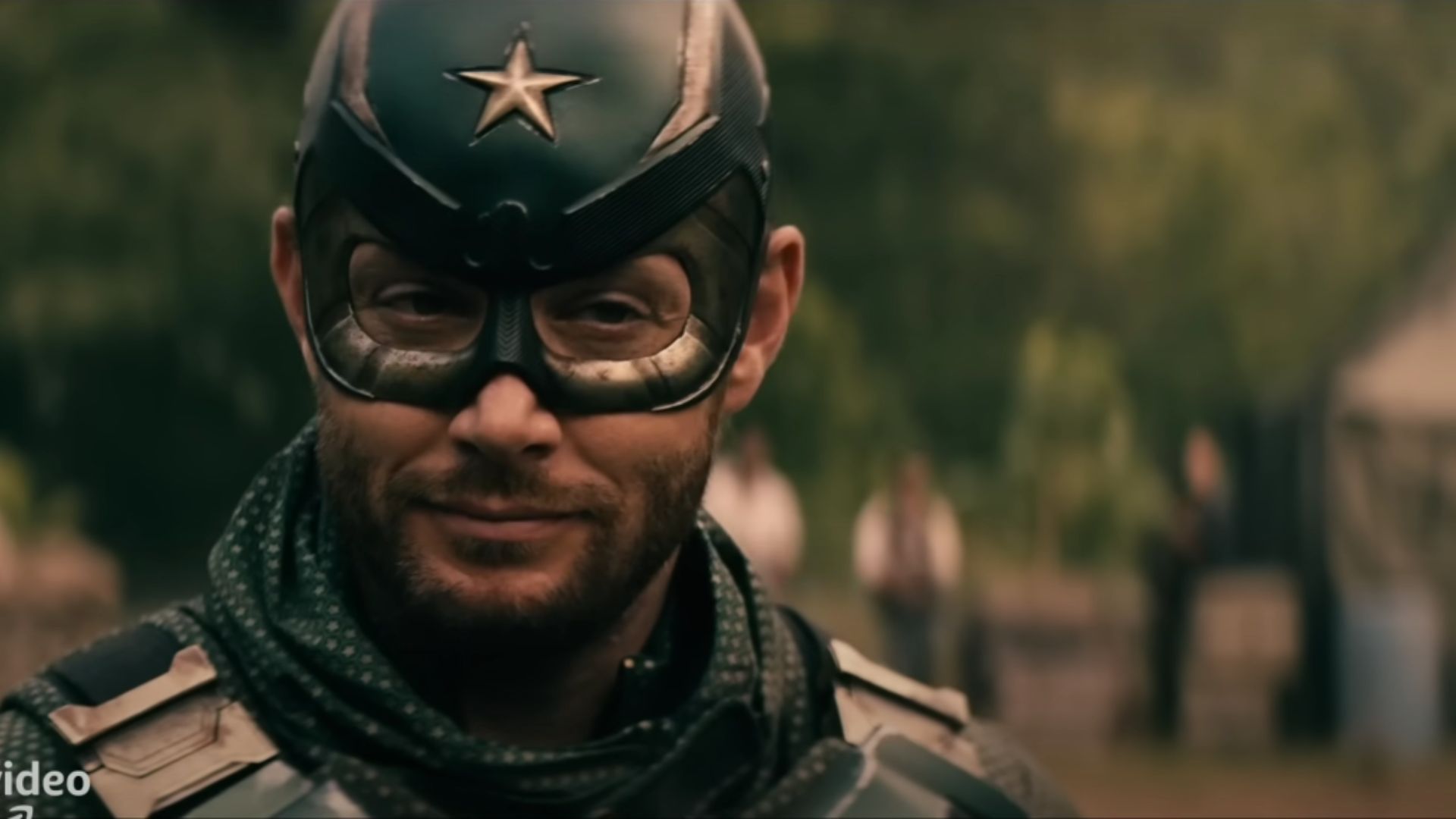 Jensen Ackles, who plays Soldier Boy wil return in Vought Rising | Image Via:  Prime Video