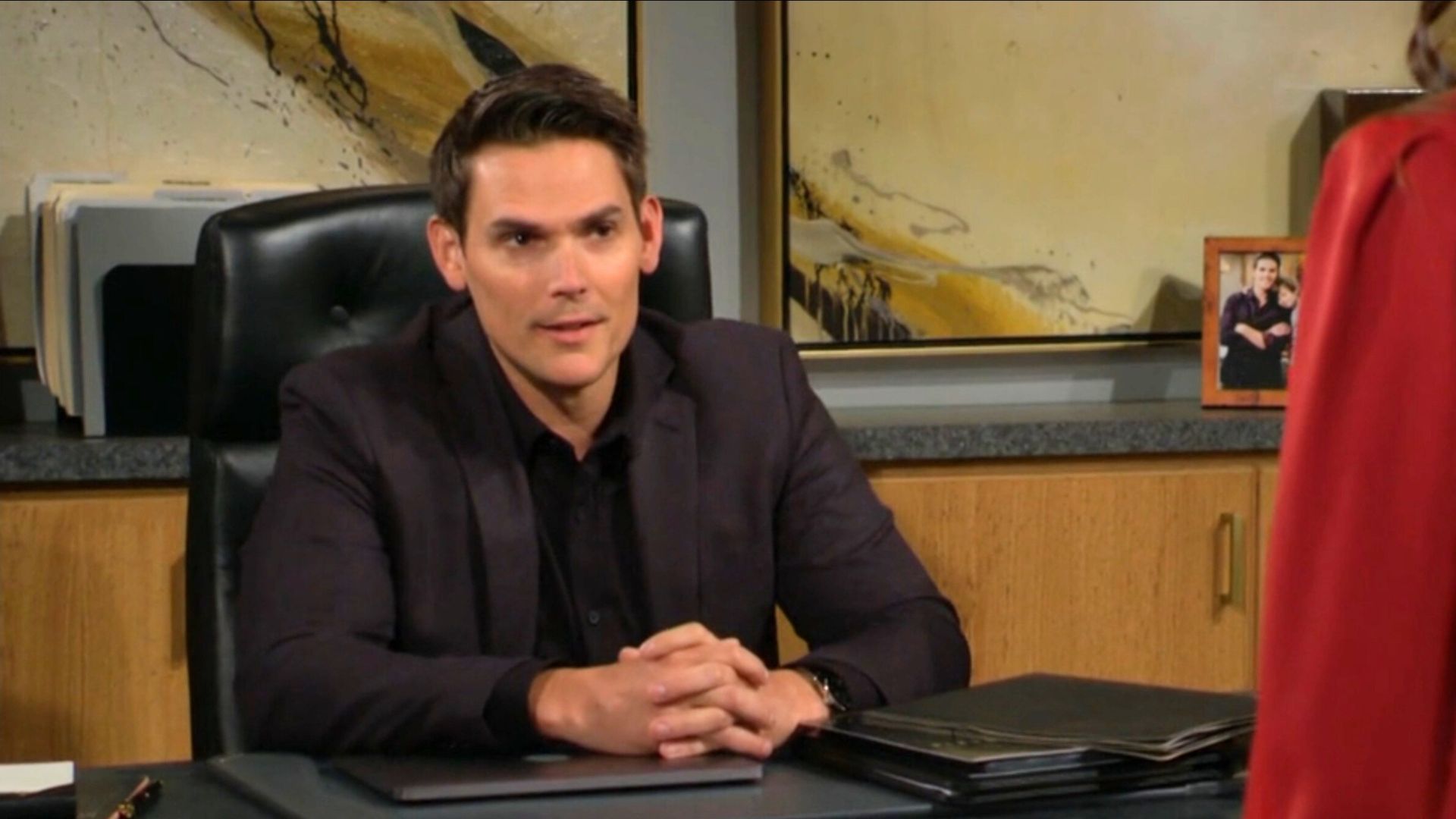 Adam (Mark Grossman) has ignited a media war with Cane and Billy on The Young and the Restless | Image: CBS