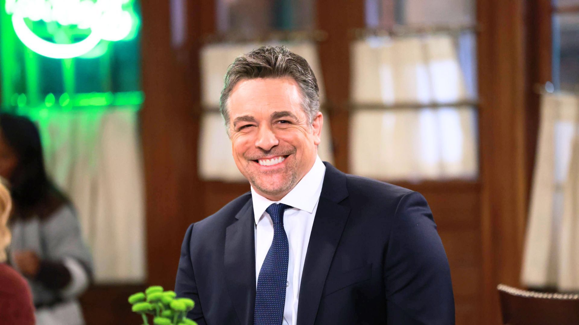 Chris McKenna (Jack Brennan) on General Hospital is smiling for a very good reason | Image: Disney/Bahareh Ritter