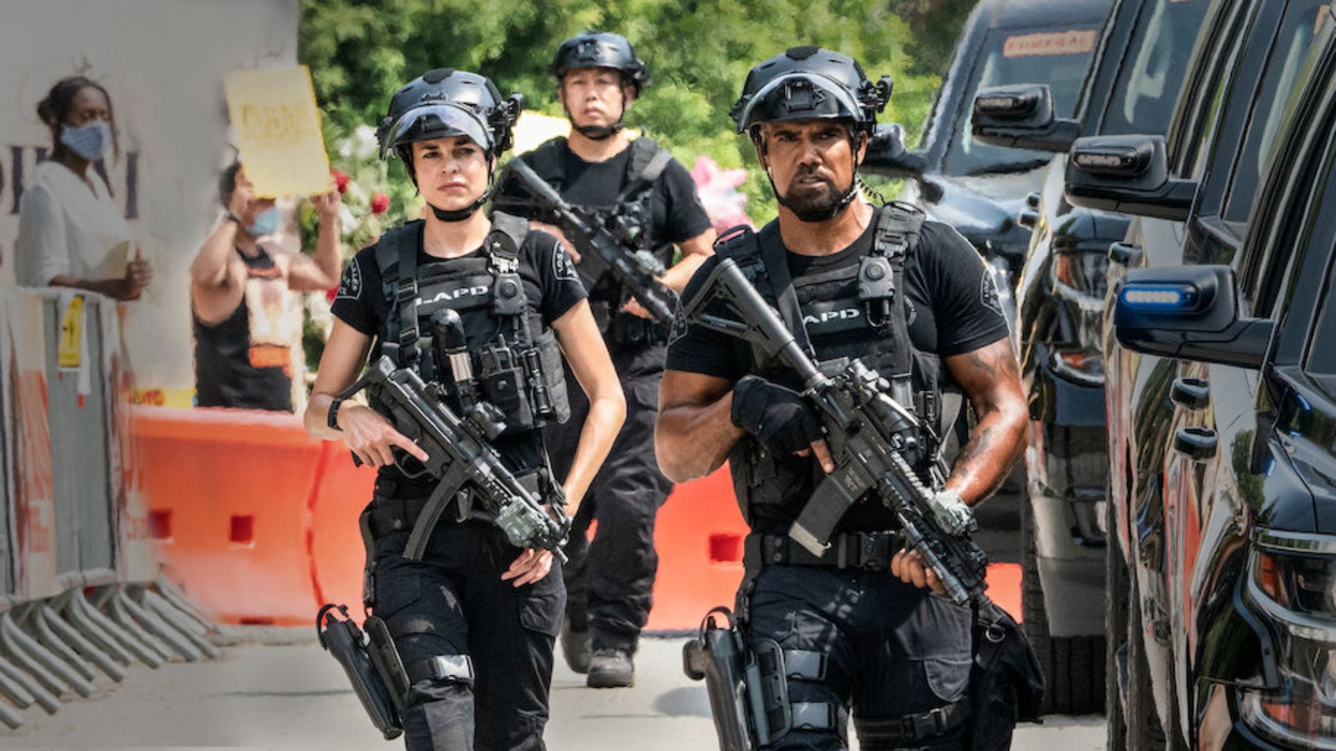 S.W.A.T. - CBS (Image via Netflix) 