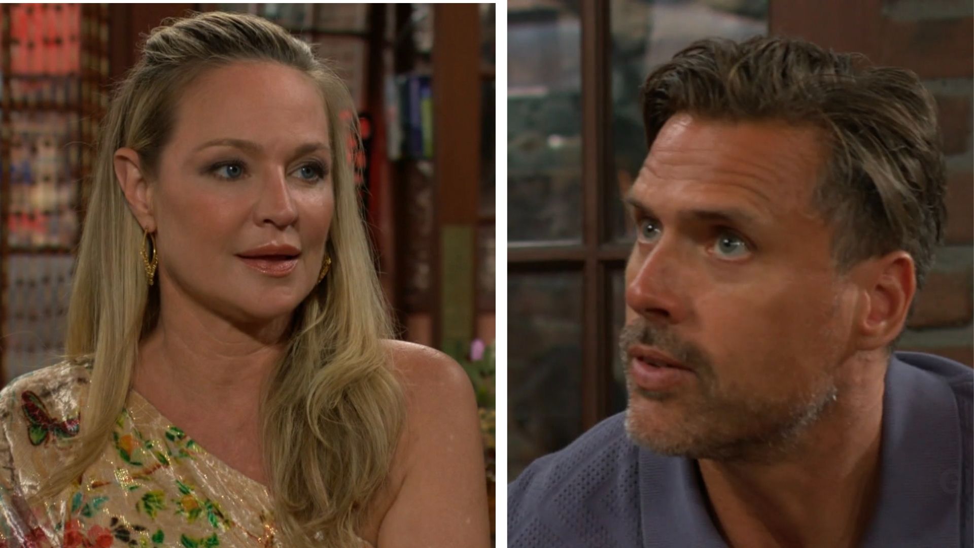 Nick and Sharon almost kiss as Chelsea and Adam walk in on The Young and the Restless | Image: CBS