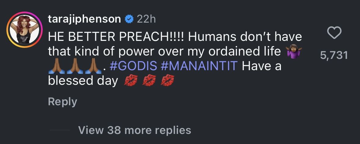 Taraji P. Henson&#039;s comment under Complex&#039;s post about Denzel&#039;s interview(Image via X/@complex)