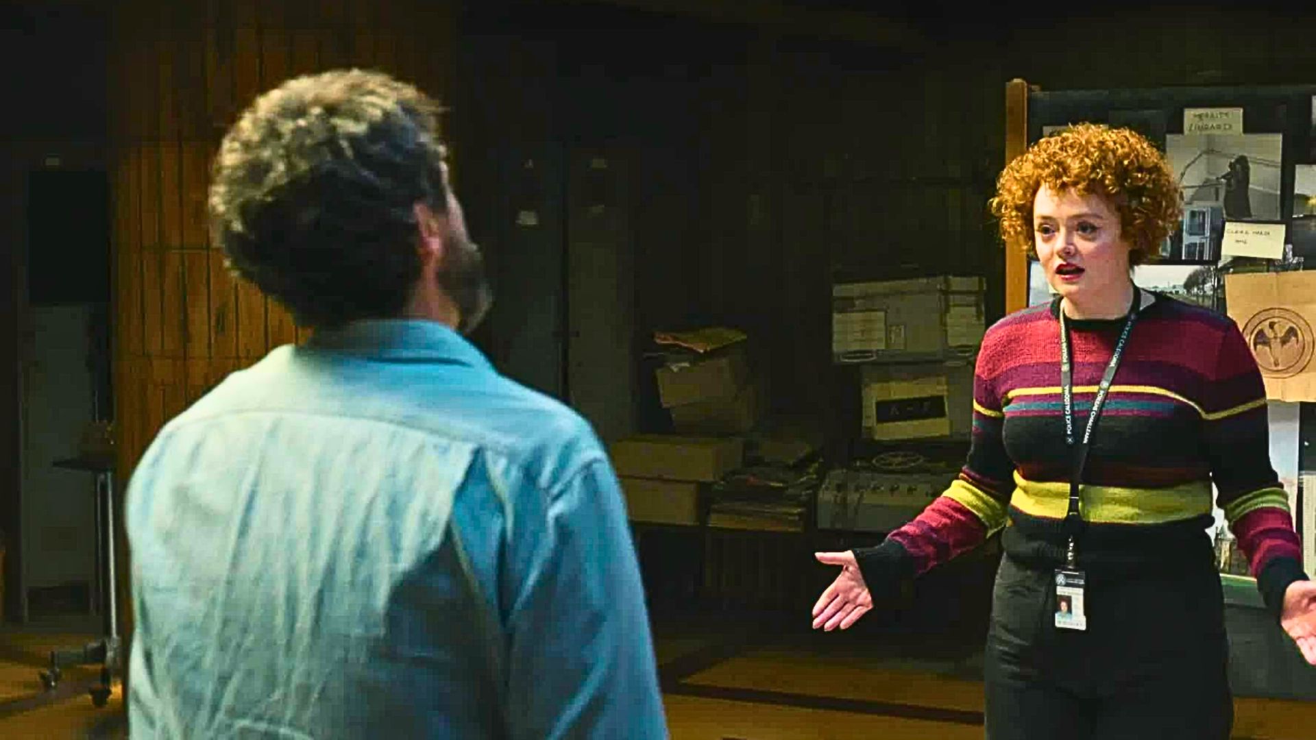 Leah Byrne in Dept. Q (Image via Netflix)