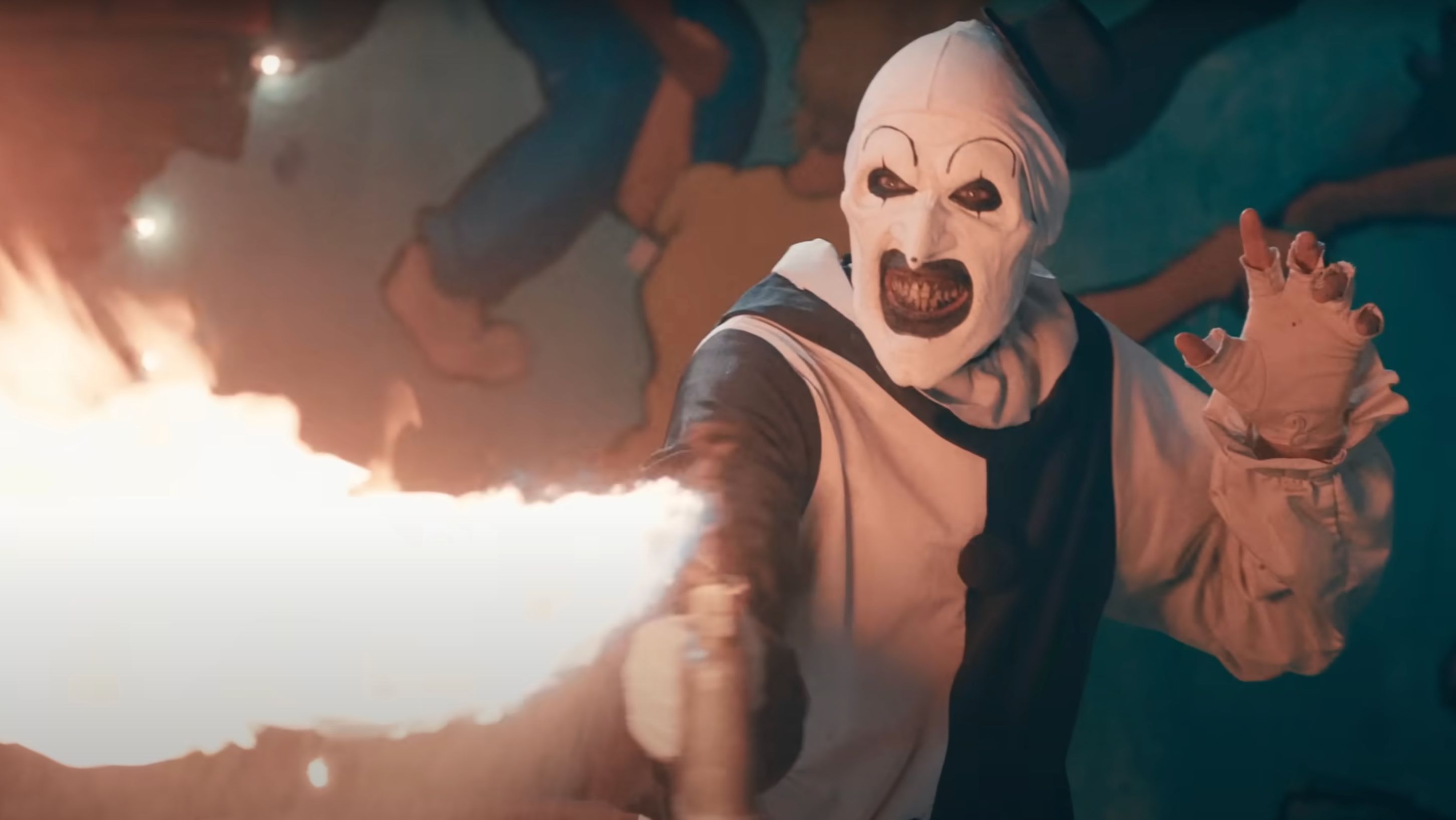 Art the Clown in the Terrifier franchise (Image via YouTube/Cineverse)
