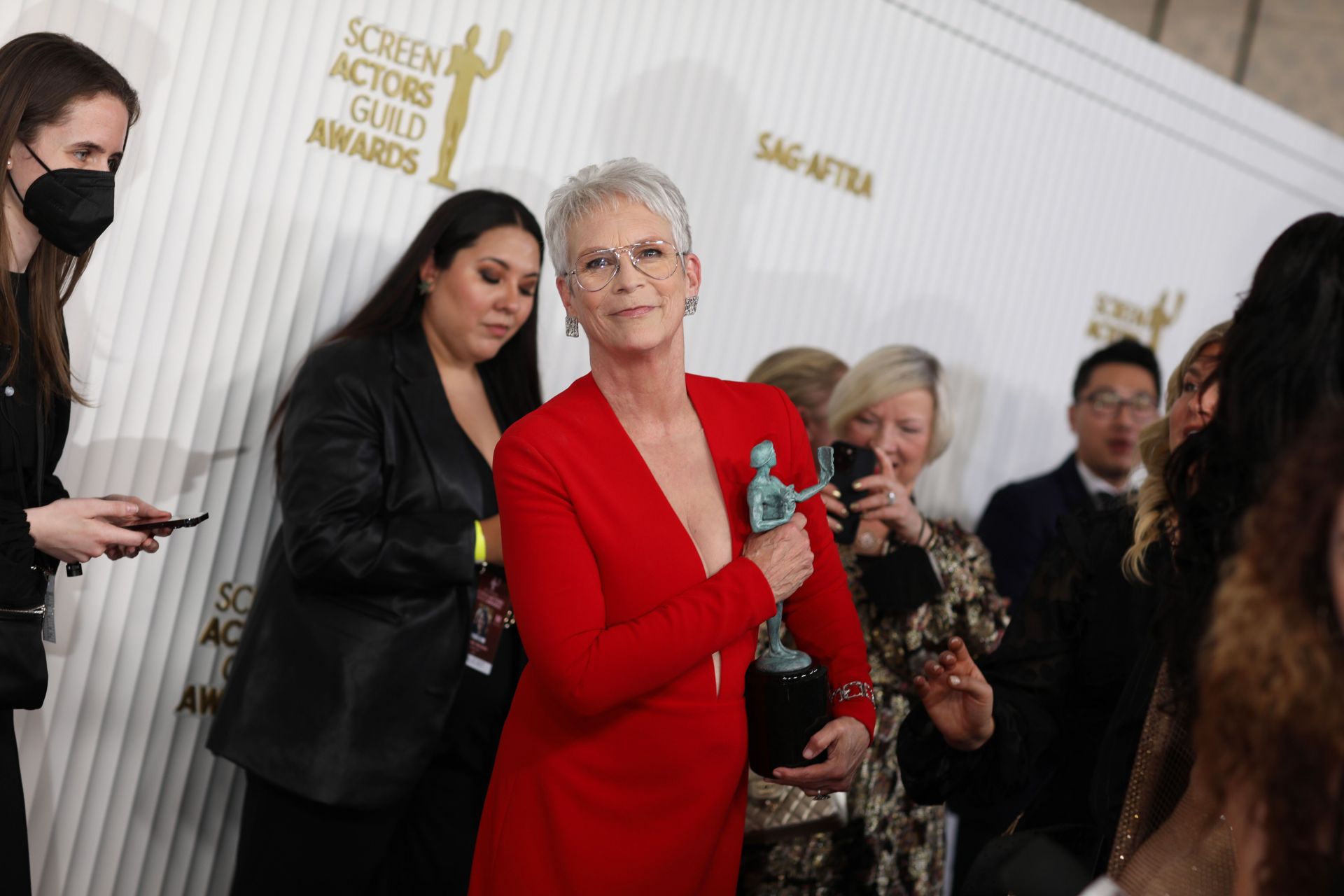 29th ANNUAL SCREEN ACTORS GUILD AWARDS  Deadline room - Source: Getty