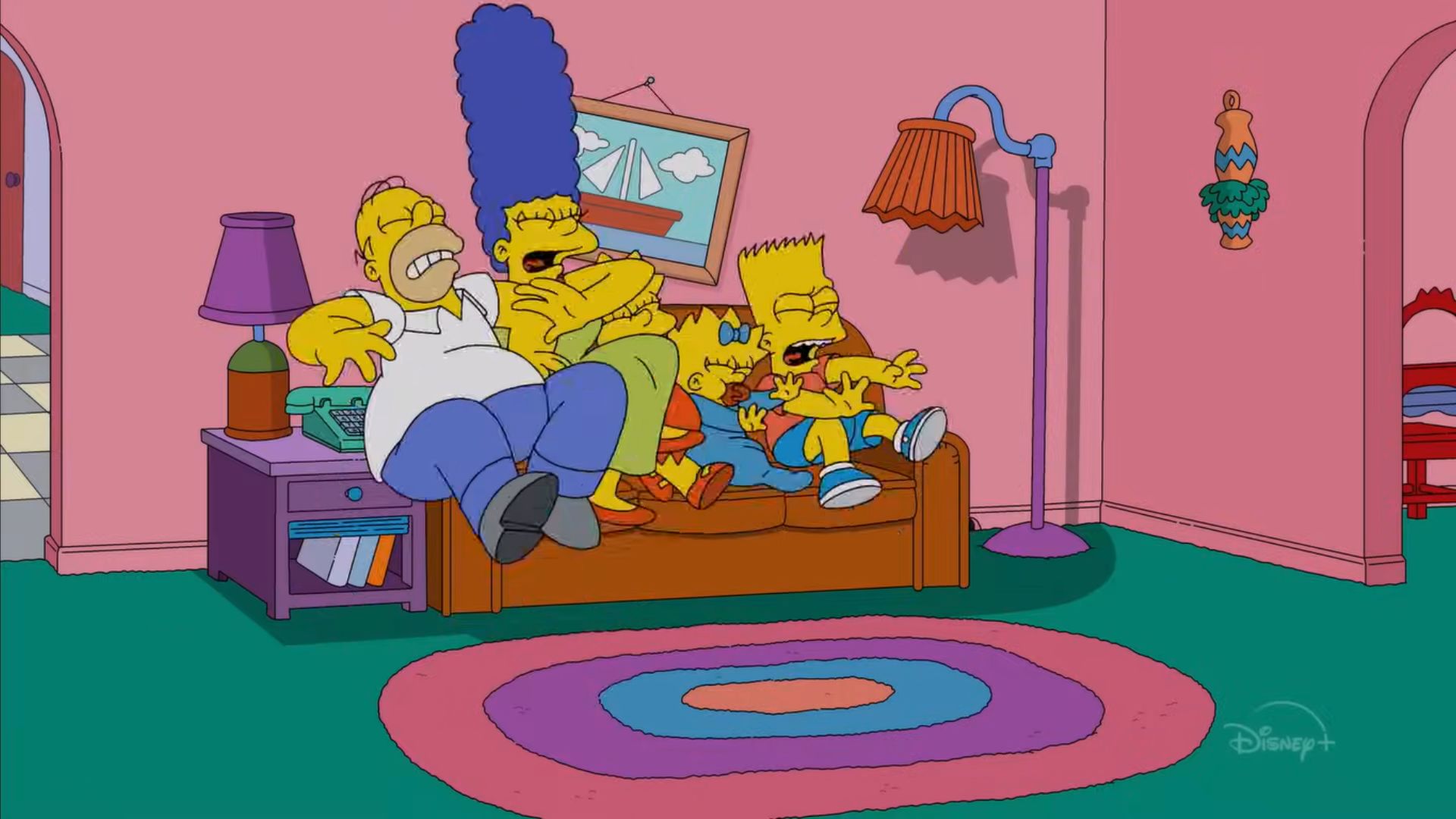 A still from The Simpsons | Image Via: Disney Plus