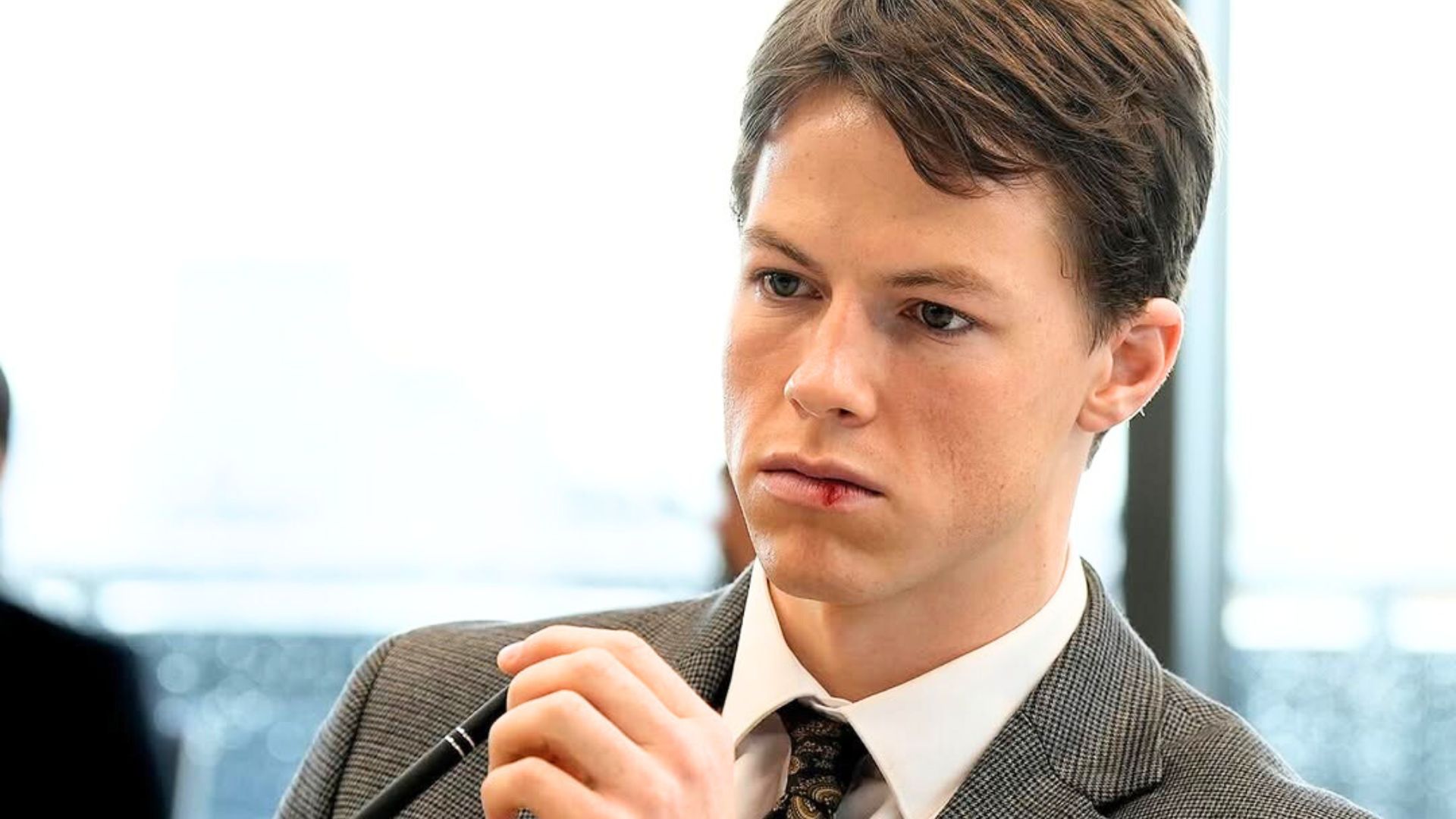 Milo Callaghan in The Rainmaker | Image via Instagram: usanetwork