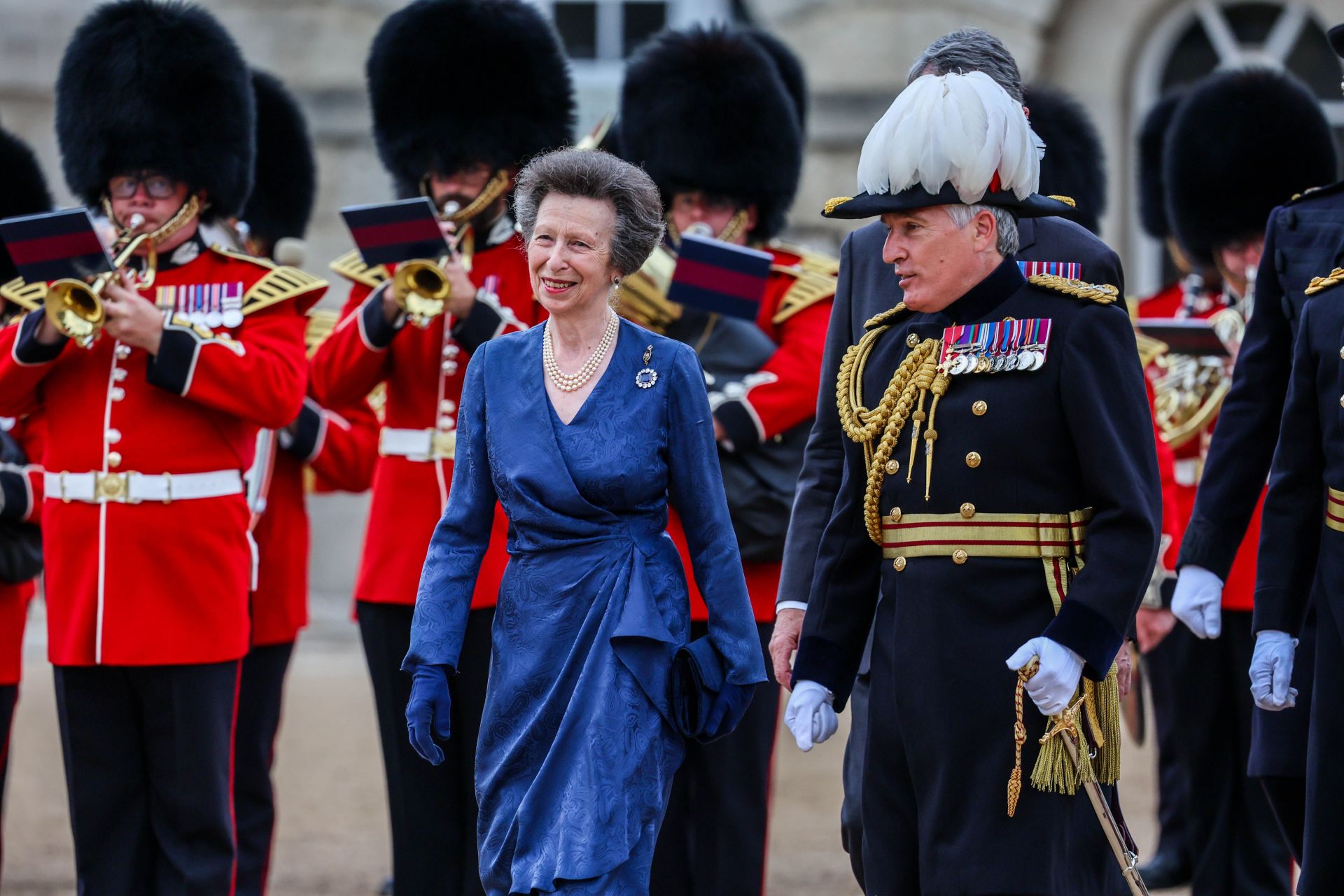 The Princess Royal Takes Salute At The Household Division Musical Spectacular 2025 - Source: Getty