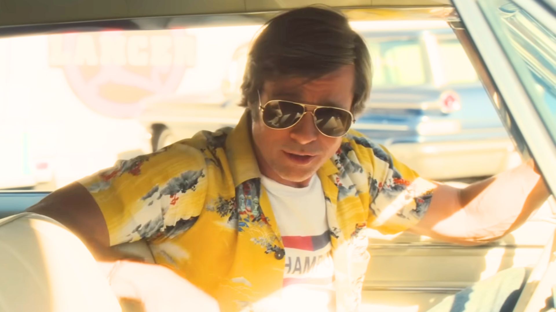 Brad Pitt in Once Upon a Time in Hollywood | Image via YouTube/ Sony Pictures Entertainment
