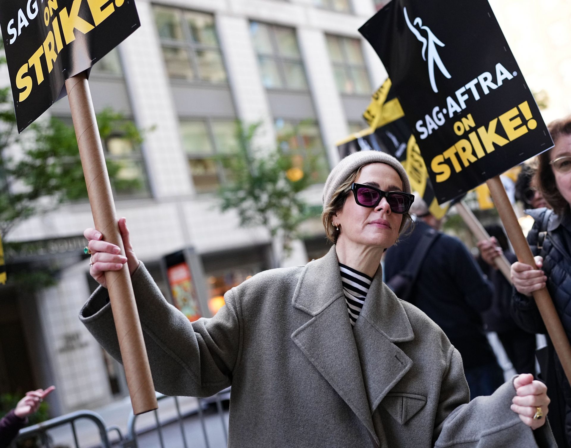 SAG-AFTRA Members Continue To Picket As Strike Surpasses 100 Days - Source: Getty