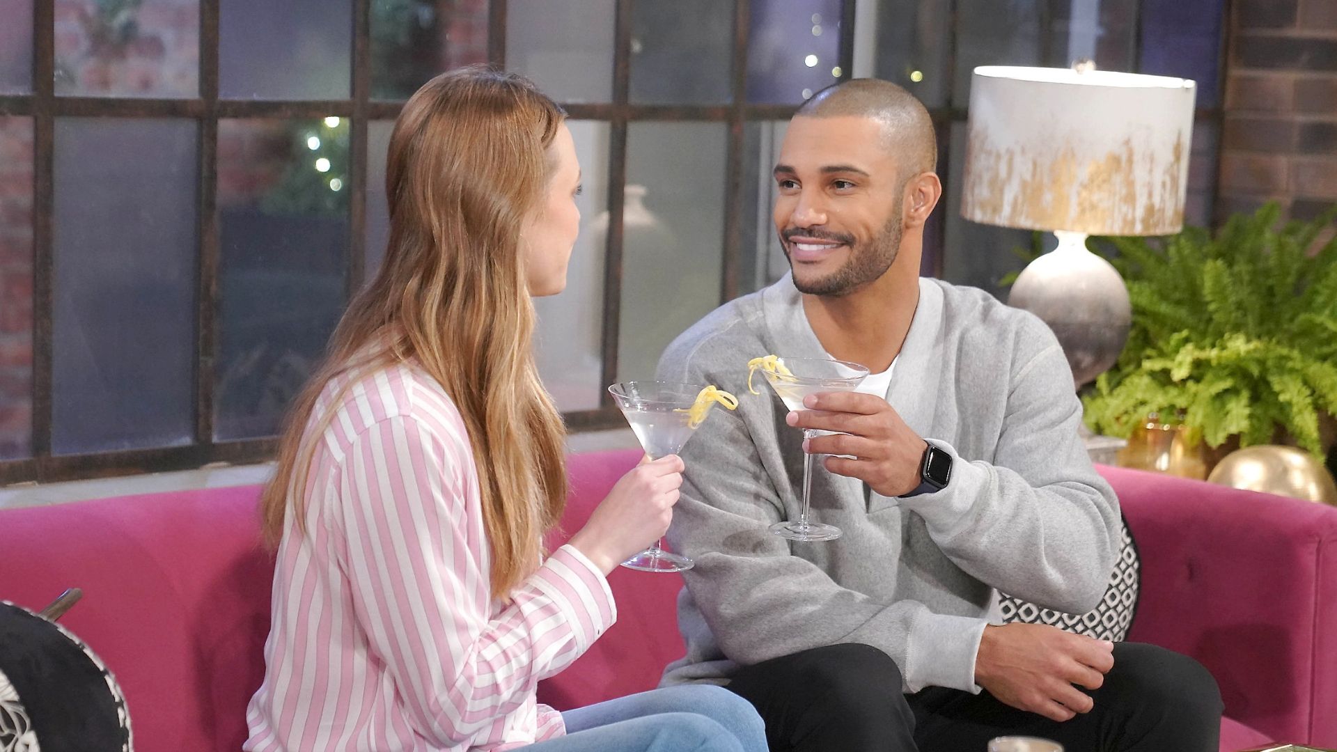 Holden Novak and Claire Newman on The Young and the Restless | Image: CBS