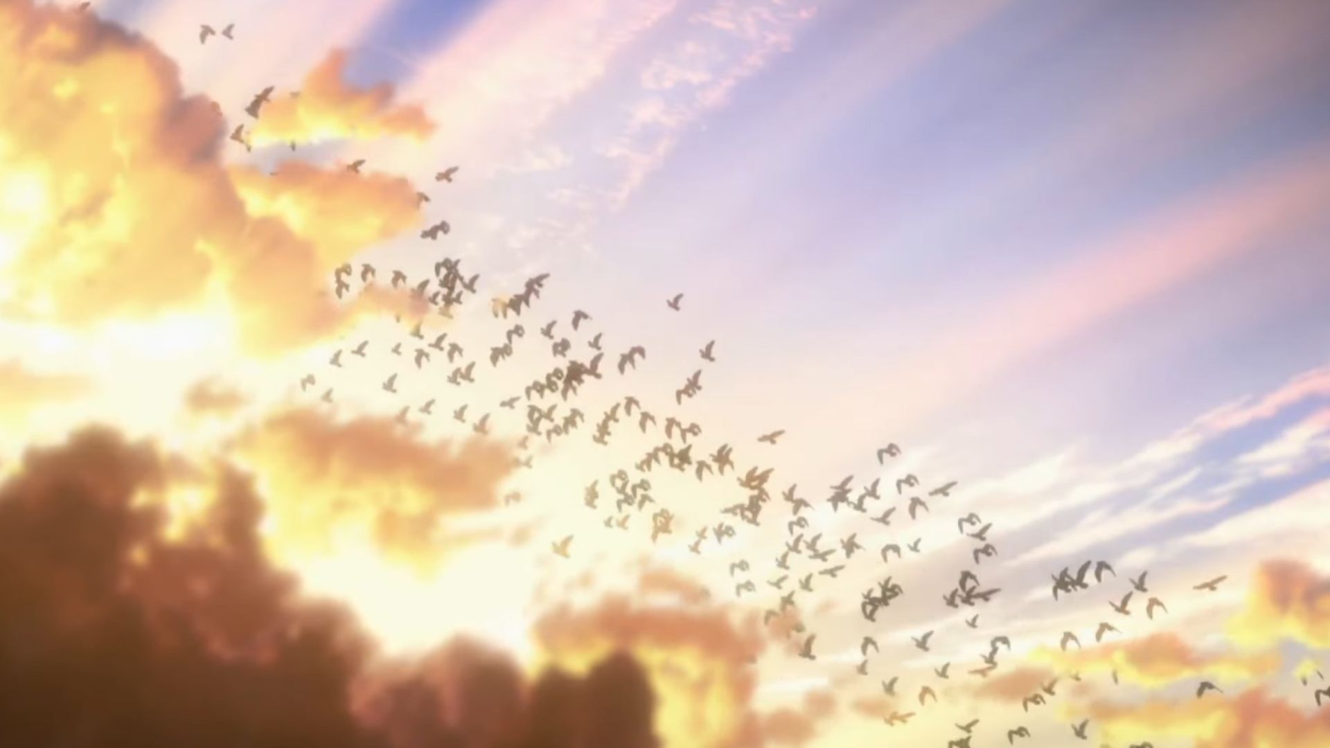 A beautiful sunrise view in the series (Image Source: MAPPA Studio)