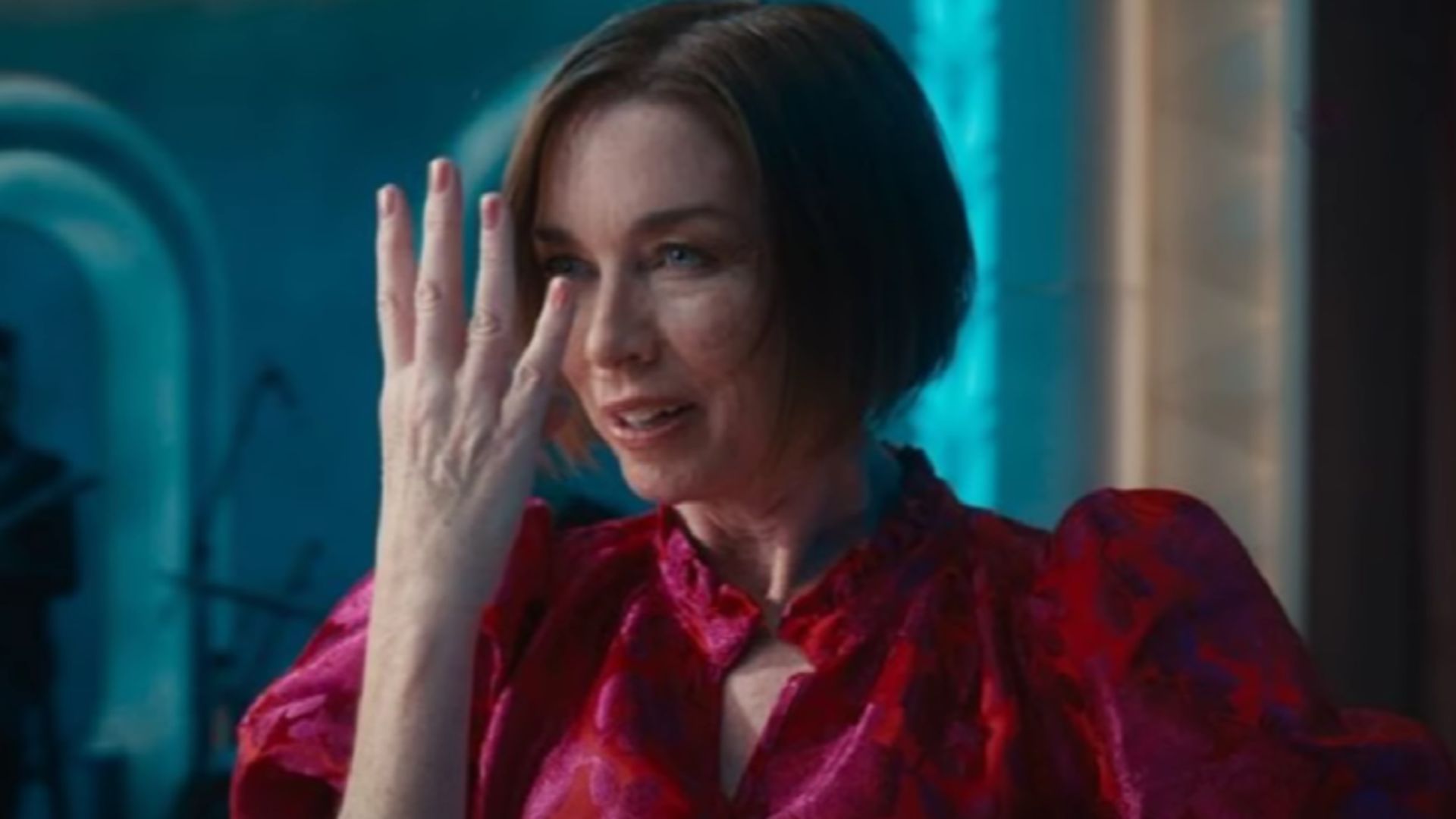 Julianne Nicholson in Hacks | Image Via: First Thought Productions