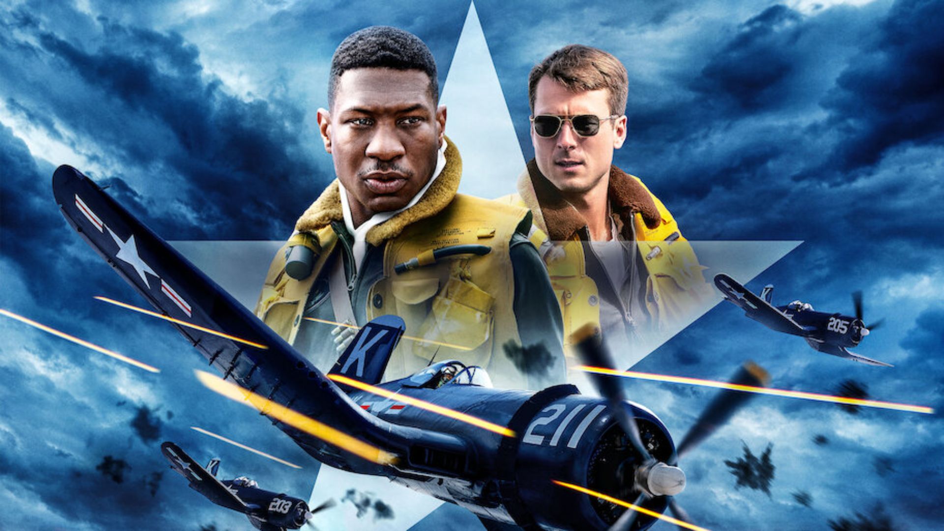 Glen Powell stars as Lieutenant Tom Hudner | Image via Netflix