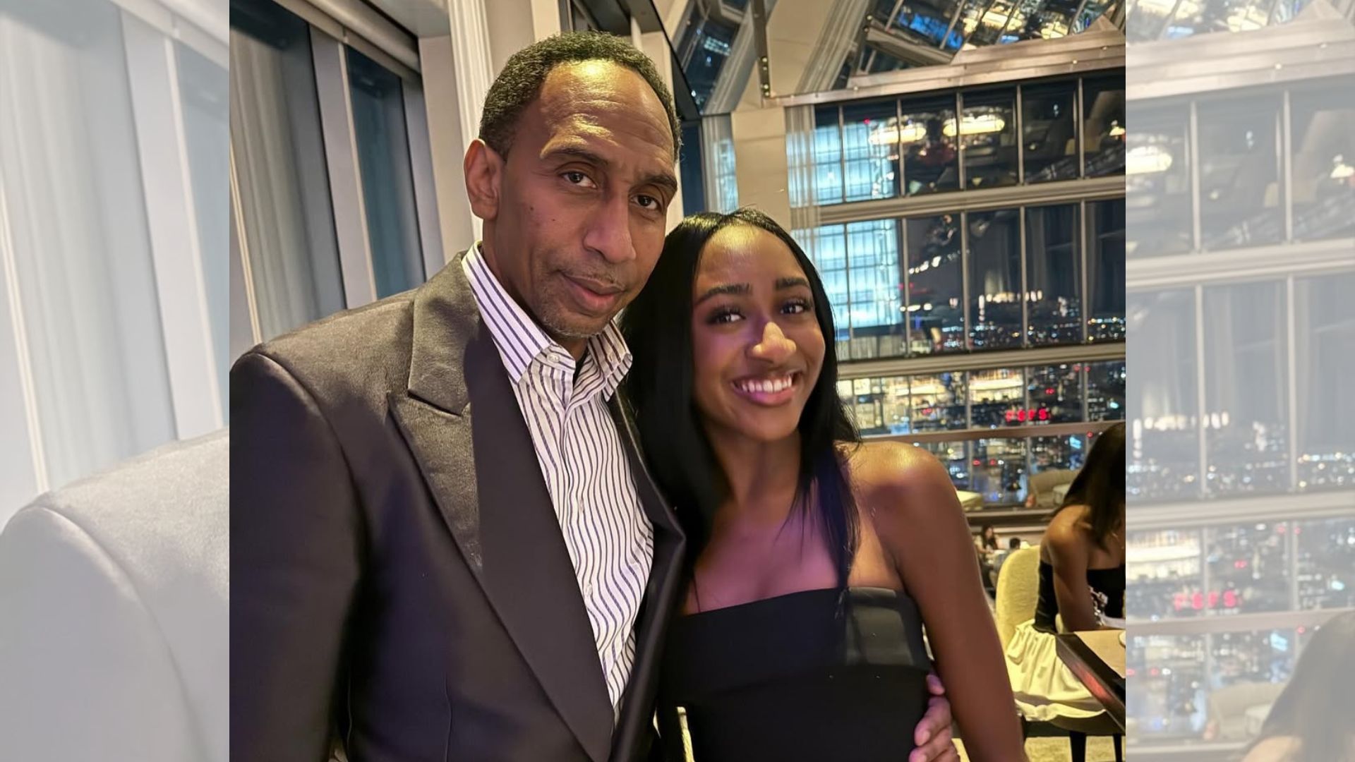 Stephen A. Smith and his daughter, Samantha (Image via Instagram/@official.samanthasmith)