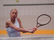 Lauren A. LittleMarch 18, 2006 Tennis LegendsAnna Kournikova returns a shot during Saturday's Legends of Tennis event held at Alvernia College to benefit the Red Cross. - Source: Getty